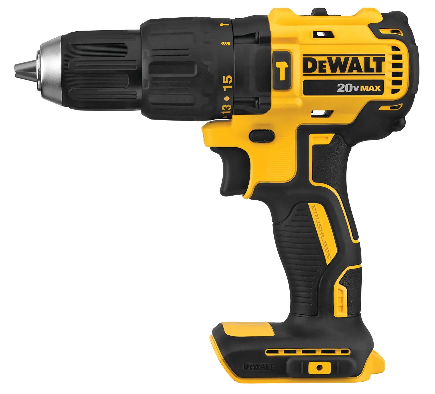 DeWalt DCD778B 20V MAX Brushless Compact 1/2" Hammer Drill/Driver, Tool Only - image 1