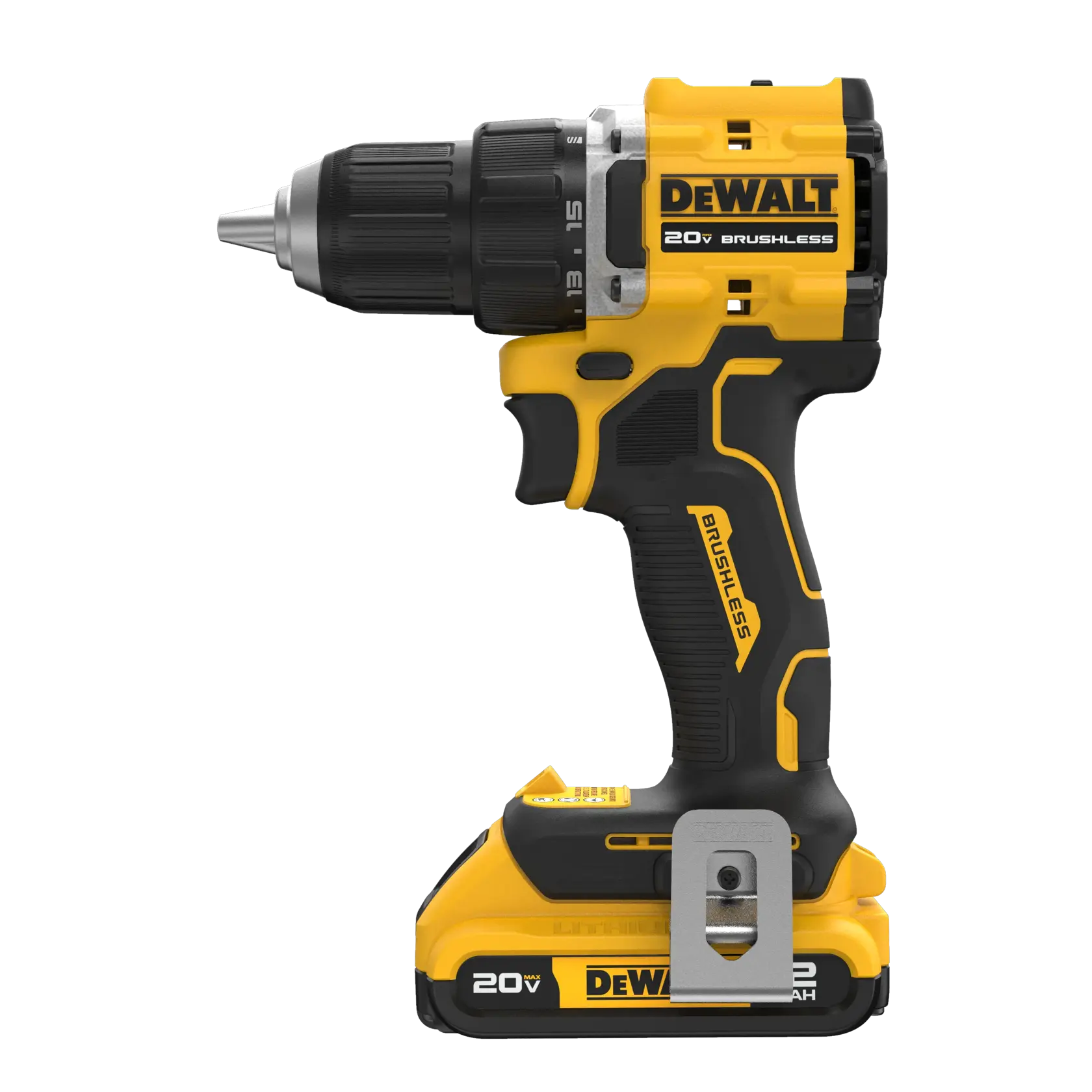 DeWalt DCD794D1 20V MAX ATOMIC Brushless Cordless 1/2-in Drill/Driver with (1) 2.0Ah Battery - image 2