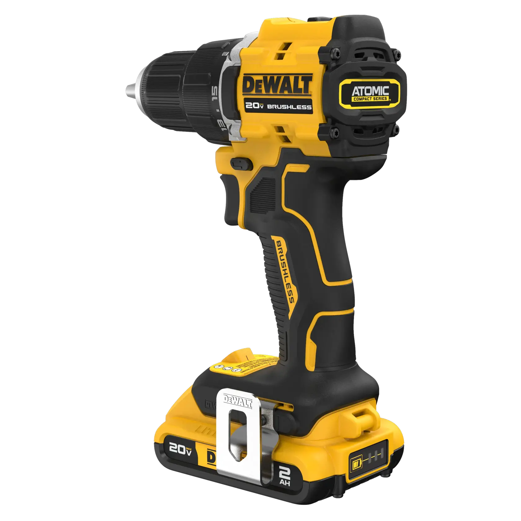 DeWalt DCD794D1 20V MAX ATOMIC Brushless Cordless 1/2-in Drill/Driver with (1) 2.0Ah Battery - image 3