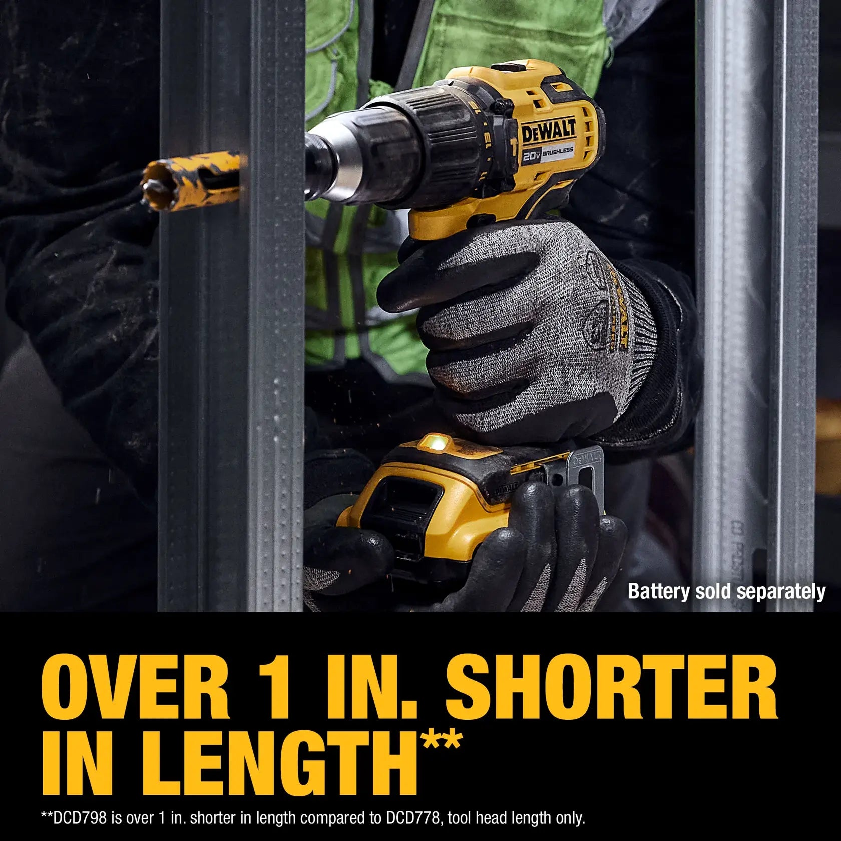 DeWalt DCD798B 20V MAX 1/2-in Hammer Drill (Tool Only) - image 5