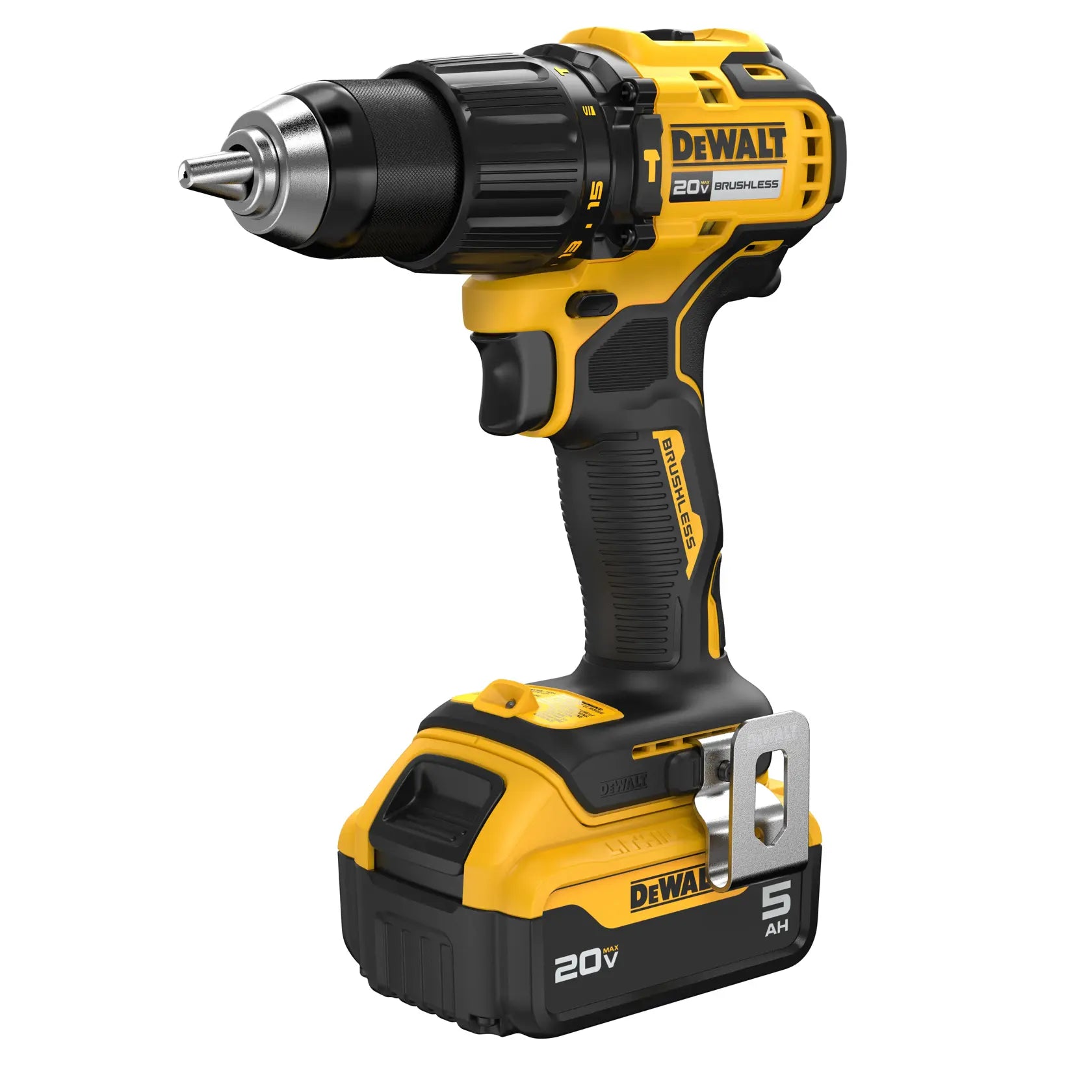 DeWalt DCD798P1 20V MAX 1/2in. Brushless Hammer Drill Kit - image 2