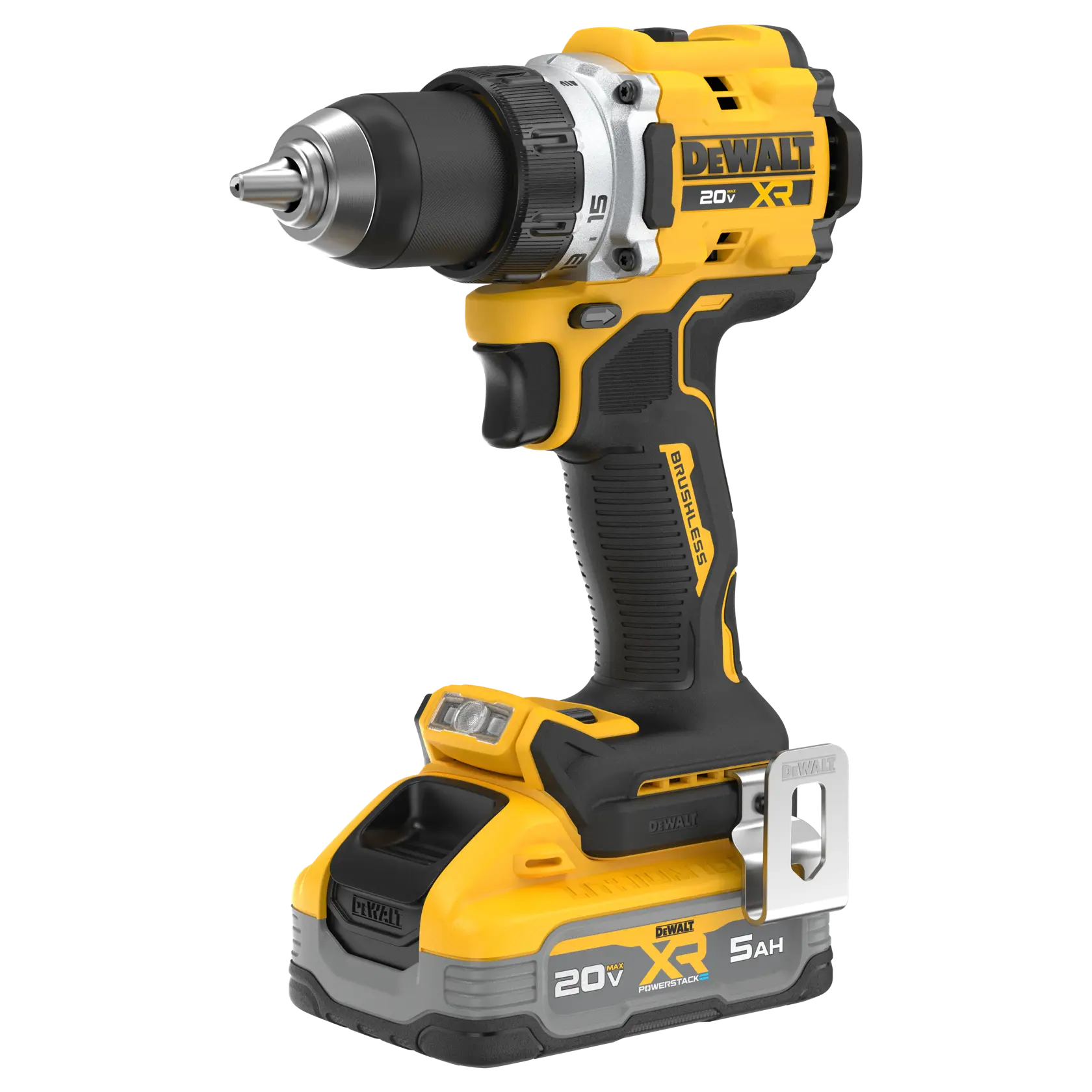DeWalt DCD801H1 20V MAX XR 1/2" Drill/Driver Kit with 5Ah Battery - image 1