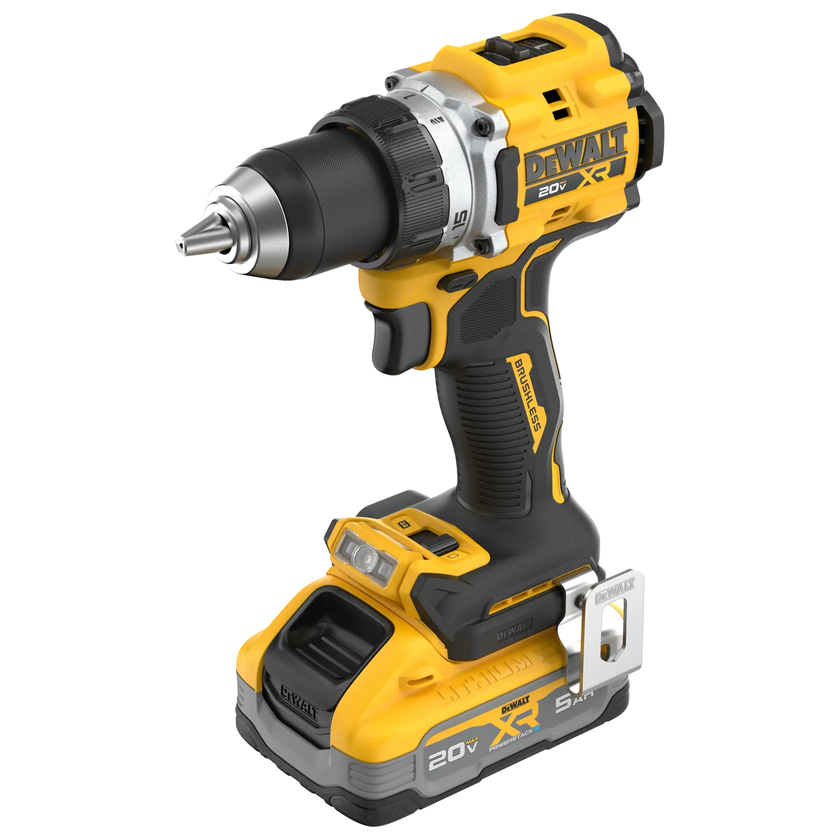 DeWalt DCD801H1 20V MAX XR 1/2" Drill/Driver Kit with 5Ah Battery - image 3
