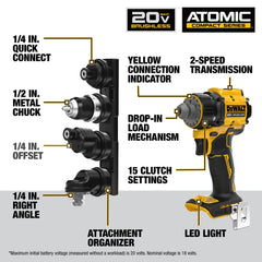 DeWalt DCD803B ATOMIC 20V MAX Multi-Head Drill/Driver (Tool Only) - image 4