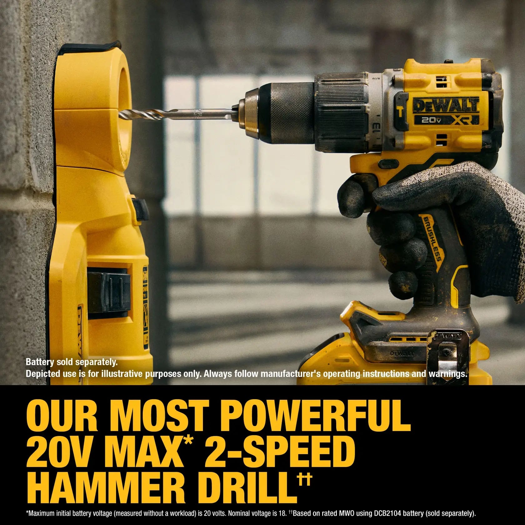 DeWalt DCD806B 20V MAX XR Brushless Cordless 1/2-in Hammer Drill (Tool Only) - image 5