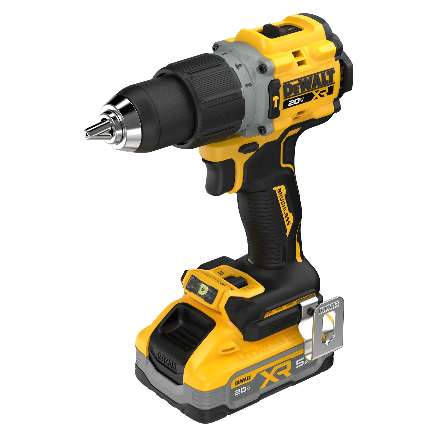 DeWalt DCD806H1 20V MAX XR 1/2 in. Drill/Driver Kit with 6Ah FLEXVOLT Battery - image 4