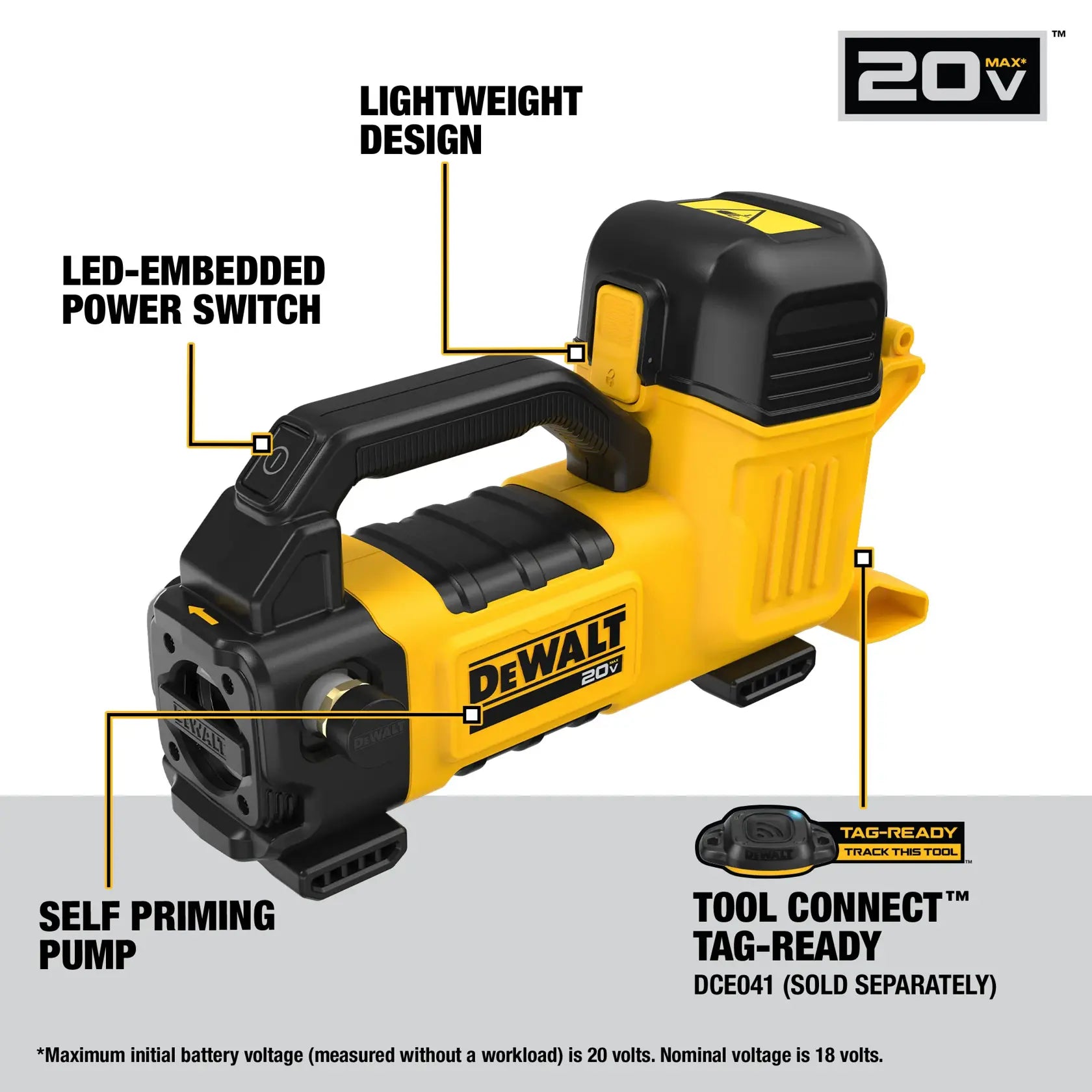 DeWalt DCE050P1 20V MAX Transfer Pump Kit - image 4
