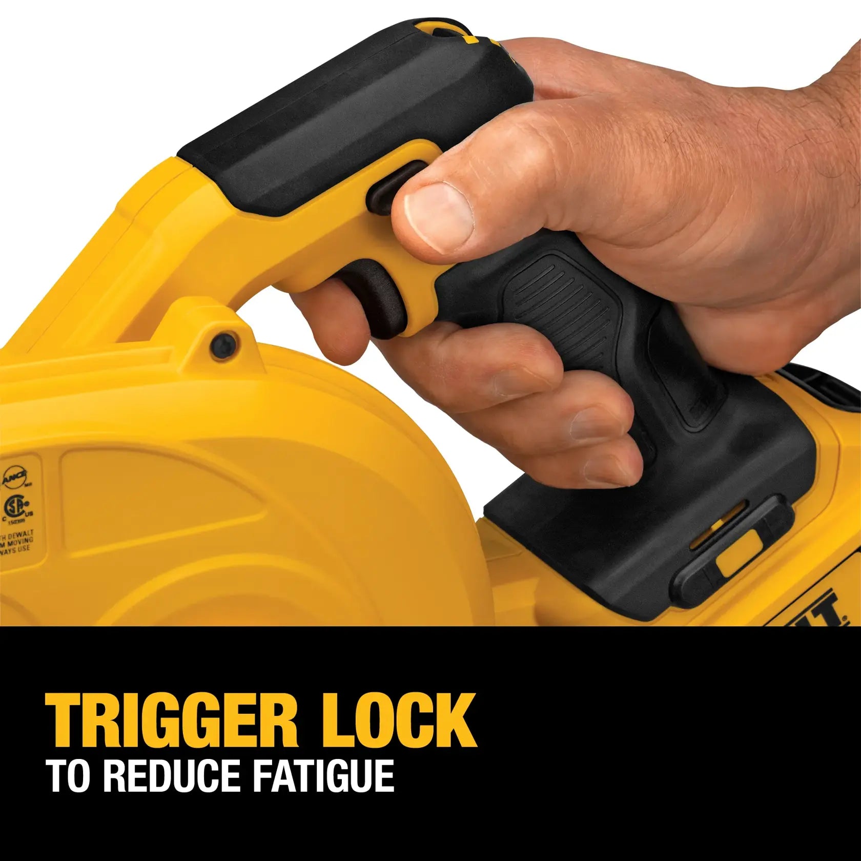 DeWalt DCE100B 20V MAX Cordless Compact Jobsite Blower (Tool Only) - image 4