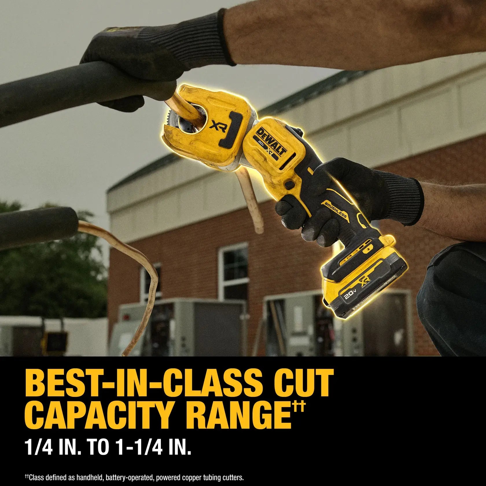 DeWalt DCE154E1 20V MAX XR 1-1/4 in. Copper Tubing Cutter Kit - image 6