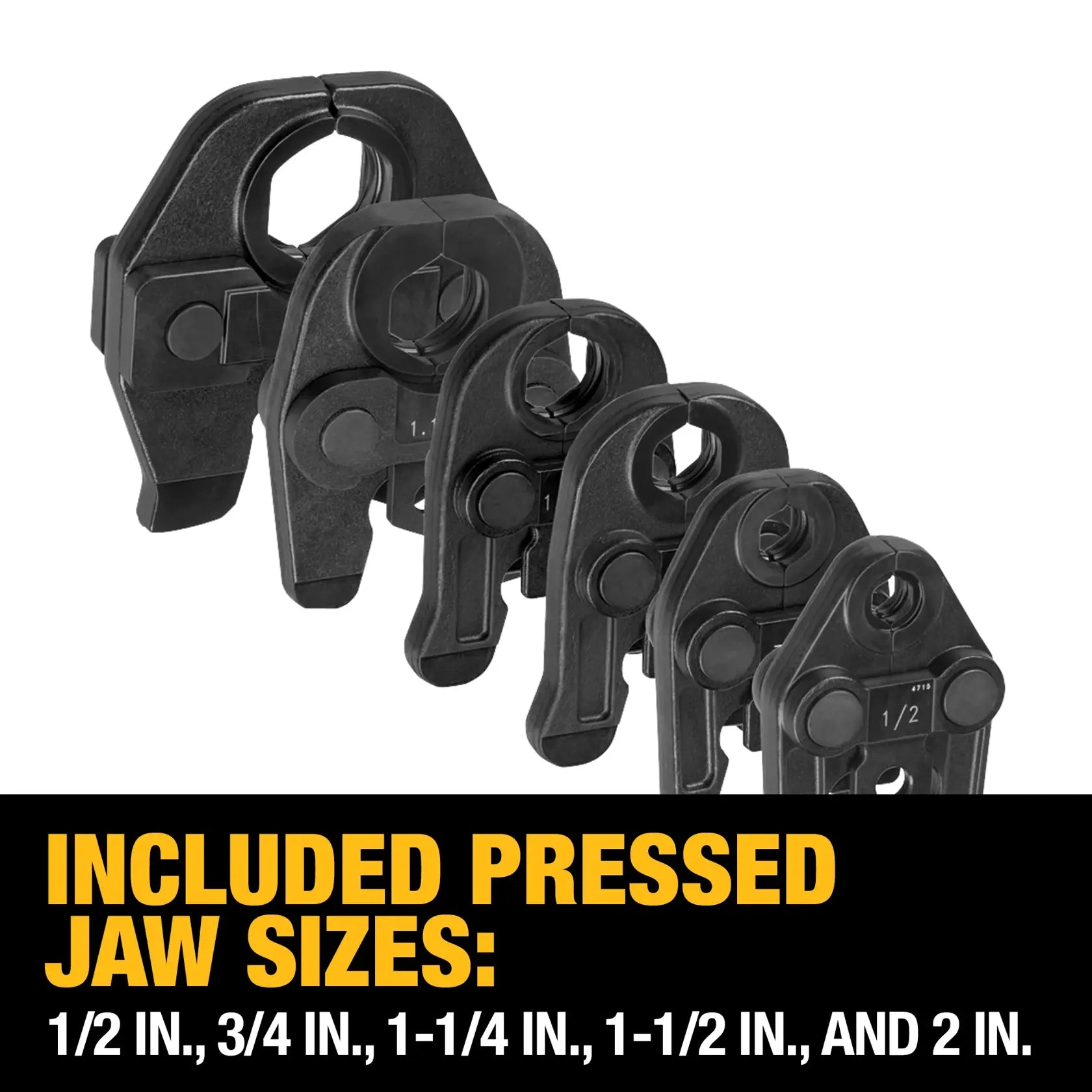 DeWalt DCE200M2K 20V MAX Cordless Press Tool With Jaws - image 5