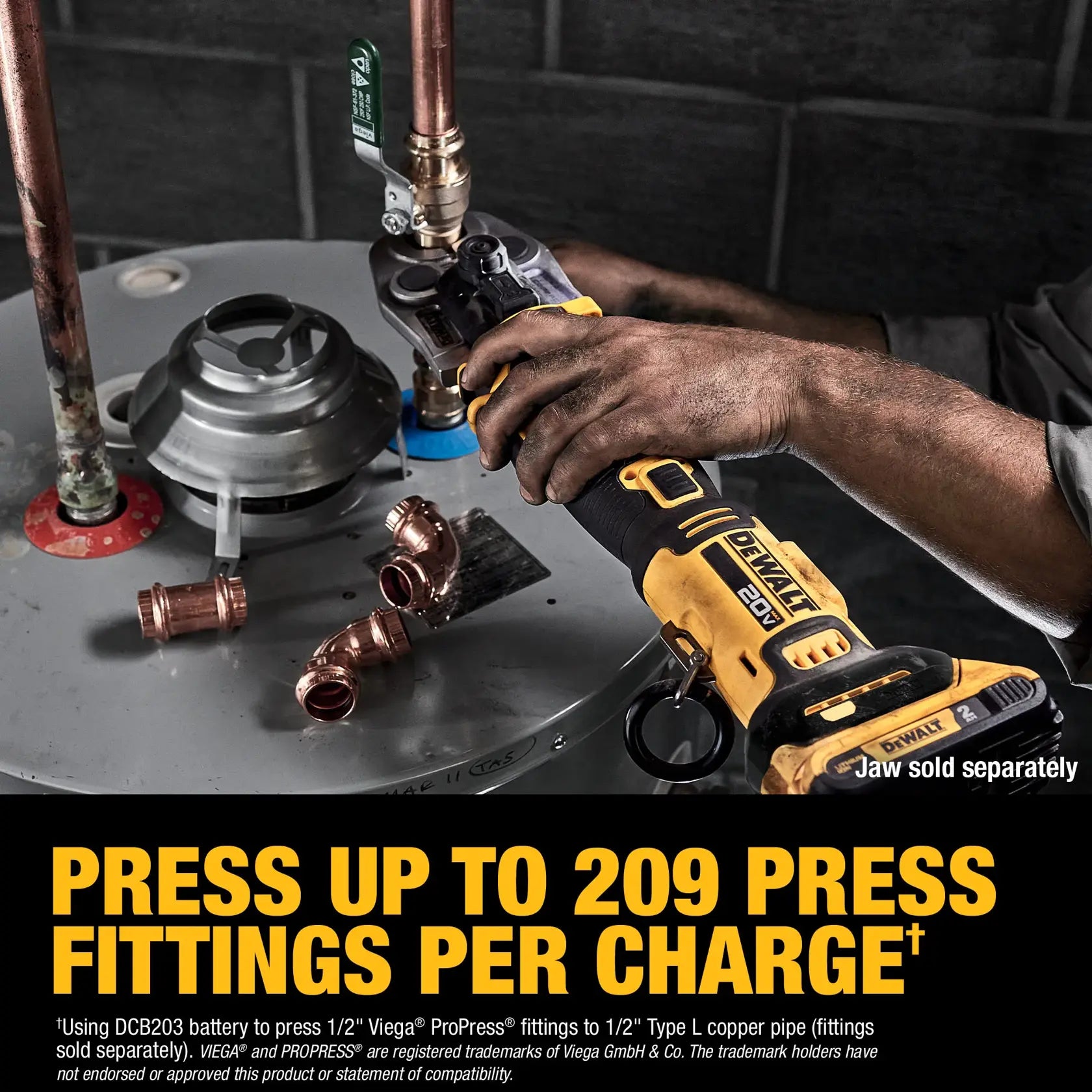 DeWalt DCE210D2 20V MAX Compact Press Tool Kit - image 7
