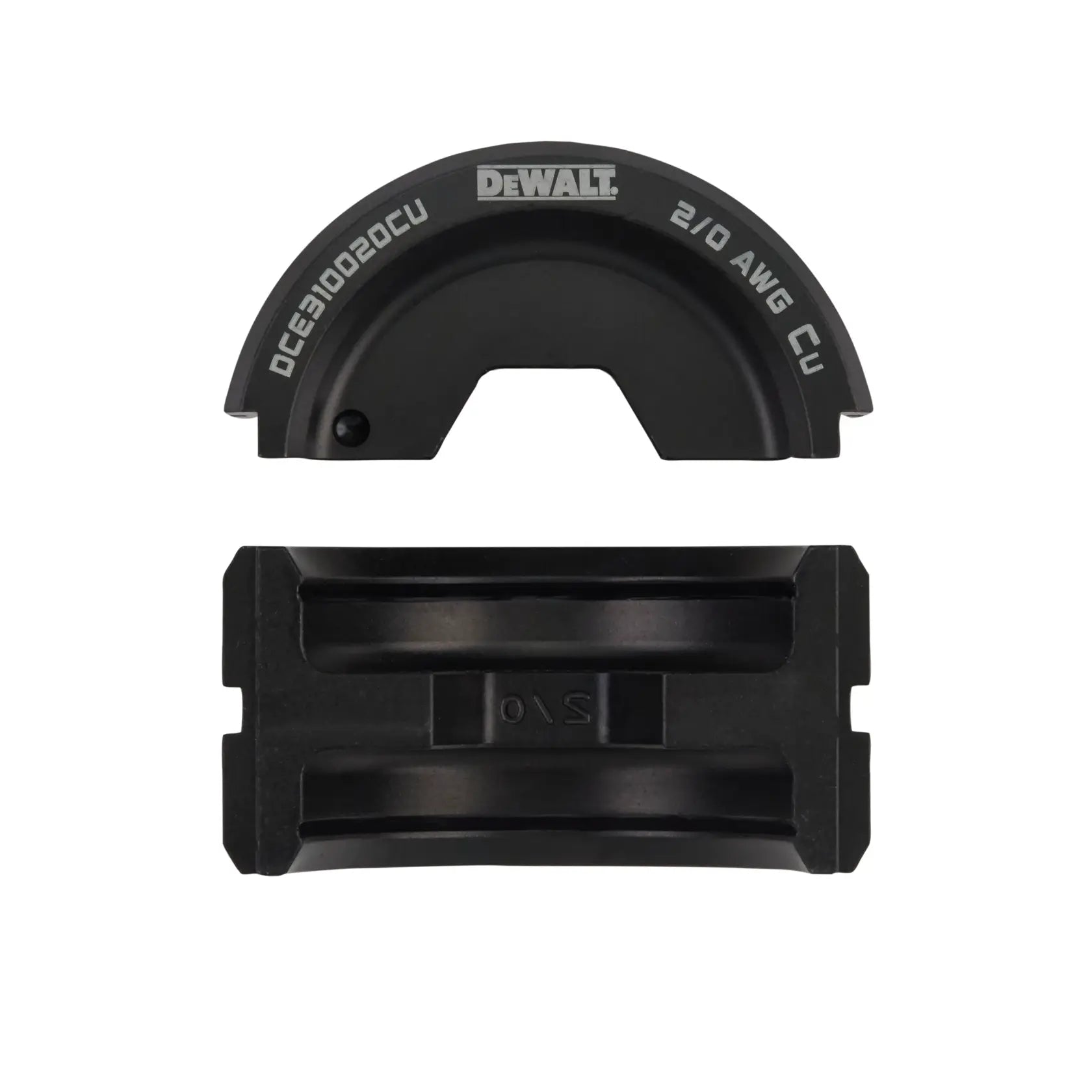 DeWalt DCE310020CU 2/0 AWG Copper U-Die Set for DCE310 Crimper - image 1