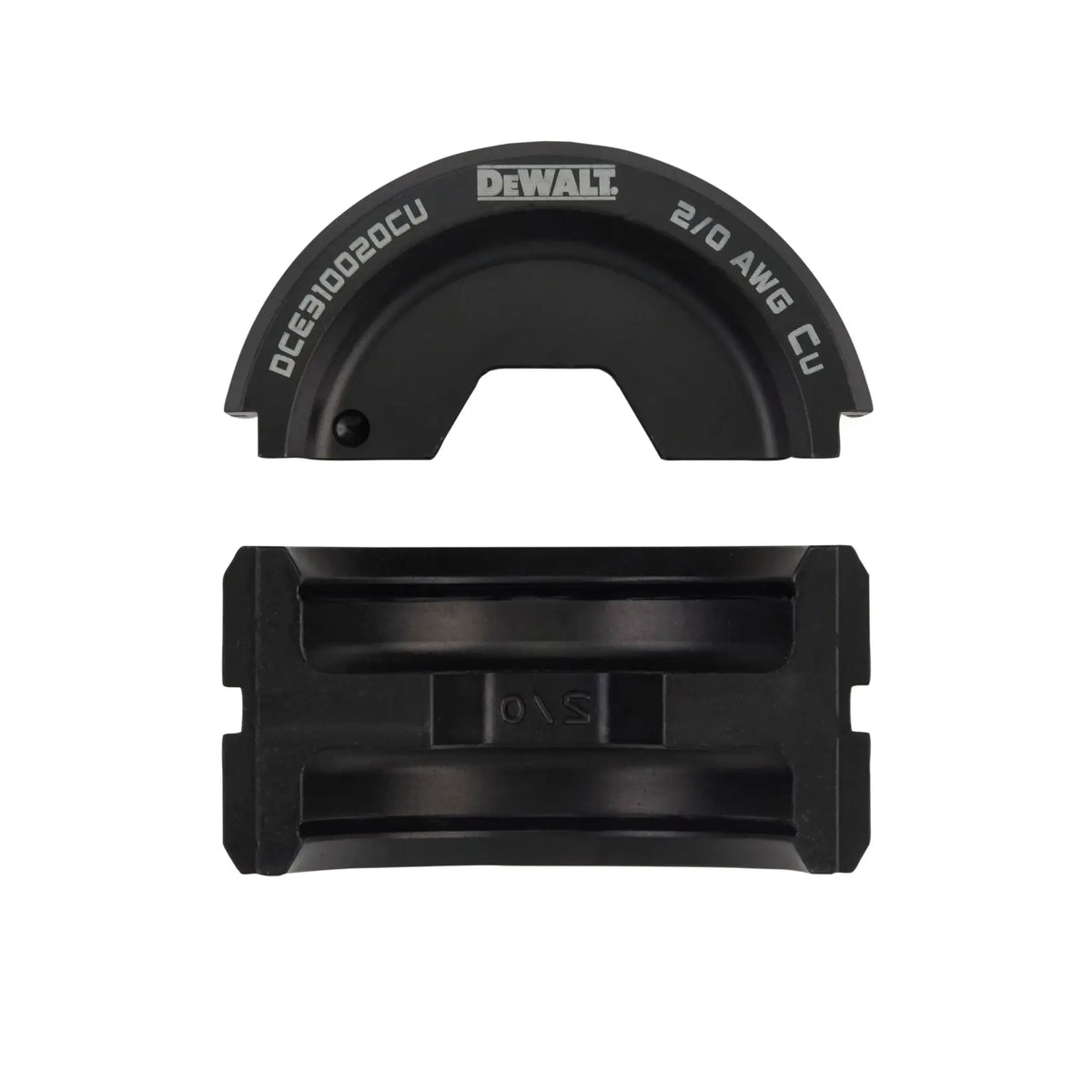 DeWalt DCE310020CU 2/0 AWG Copper U-Die Set for DCE310 Crimper - image 1