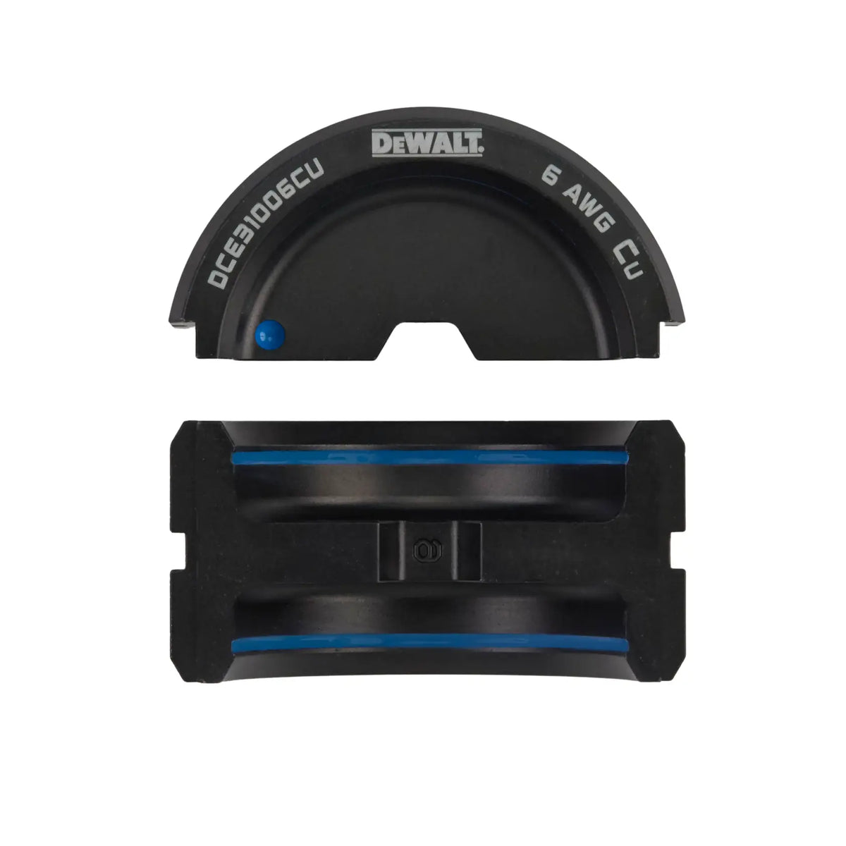 DeWalt DCE31006CU 6 AWG Copper U-Die Set for DCE310 Crimper - image 1