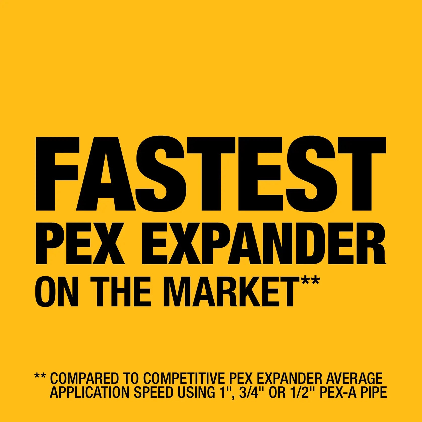 DeWalt DCE400D2 20V MAX 1 in. Cordless Pex EXPander - image 5