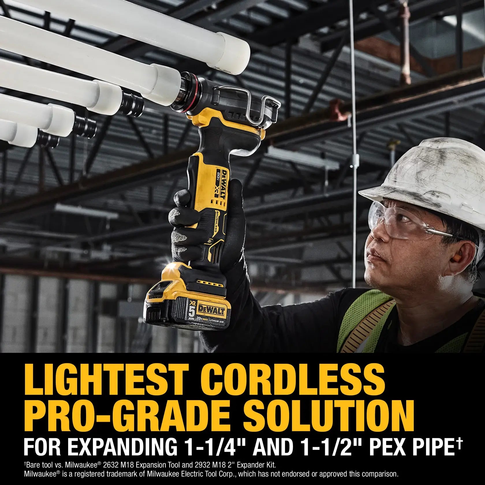 DeWalt DCE410P1 20V MAX XR 1-1/2 in. PEX EXPander Kit - image 6