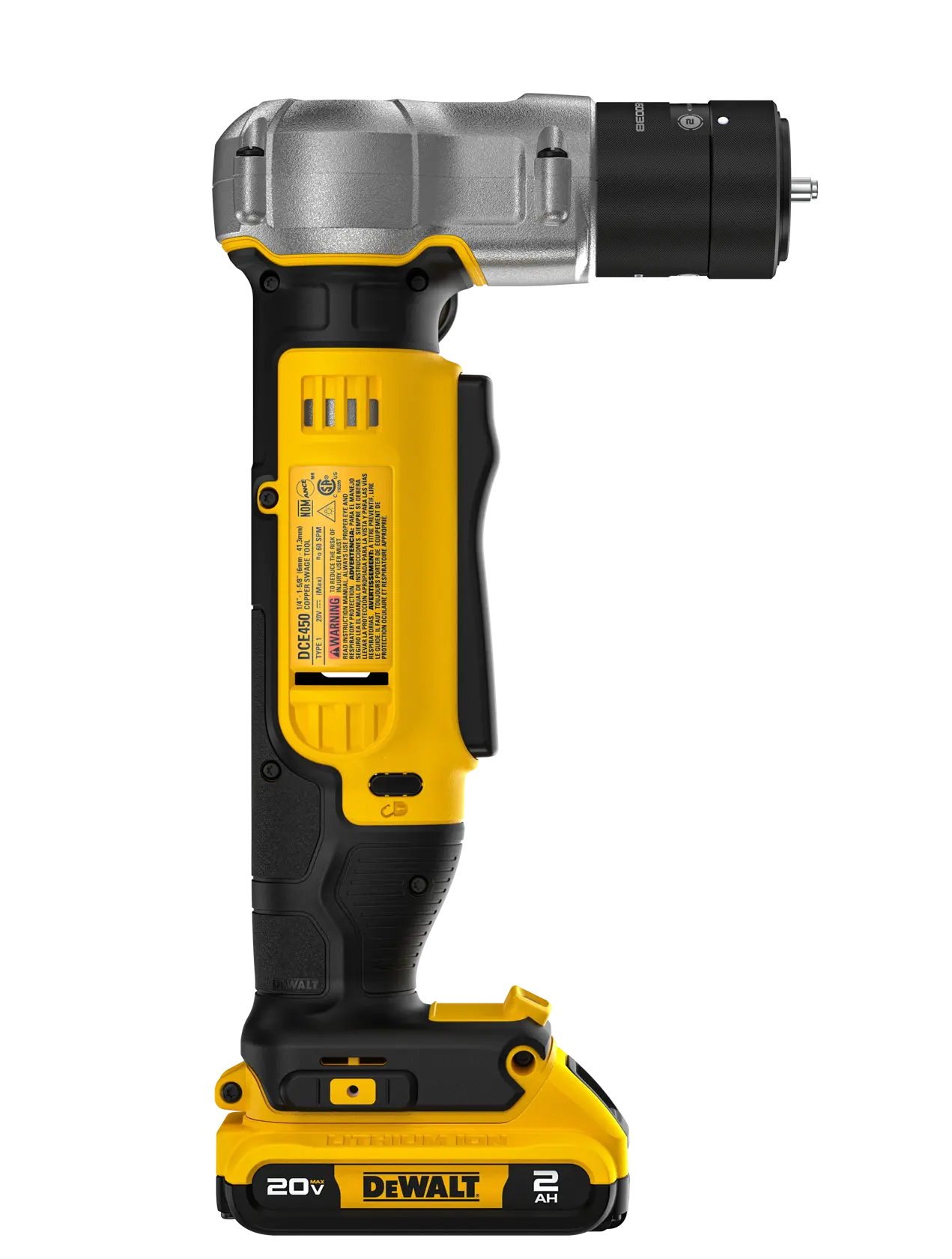 DeWalt DCE450D1 20V MAX Copper Swage Tool Kit - image 3