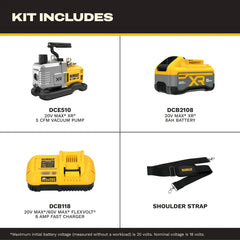 DeWalt DCE510WW1 20V MAX XR 5CFM Cordless Vacuum Pump - image 4