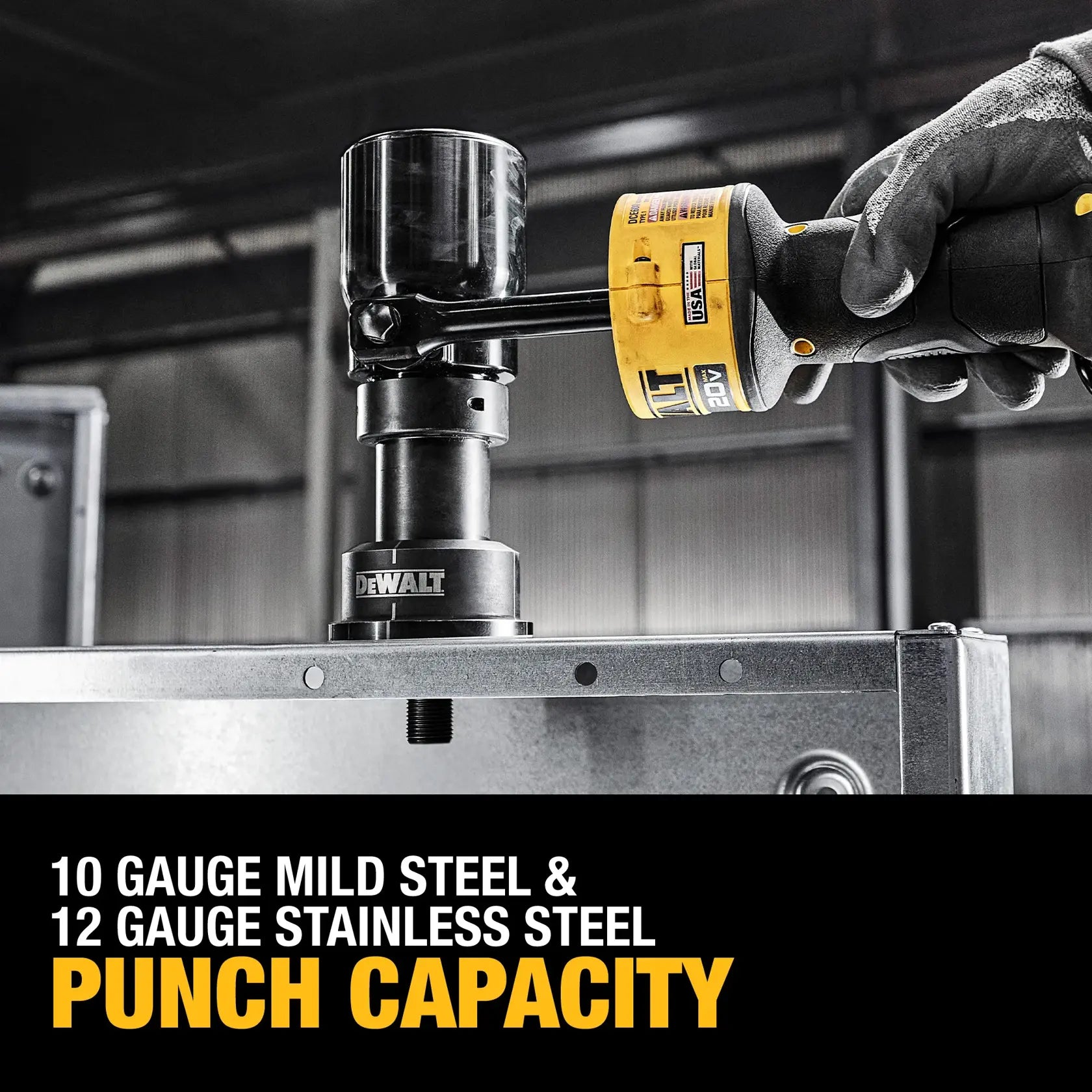 DeWalt DCE600D1K2 20V MAX Hydraulic Knockout Tool Kit With 1/2 in. - 2 in. Punch and Dies - image 4