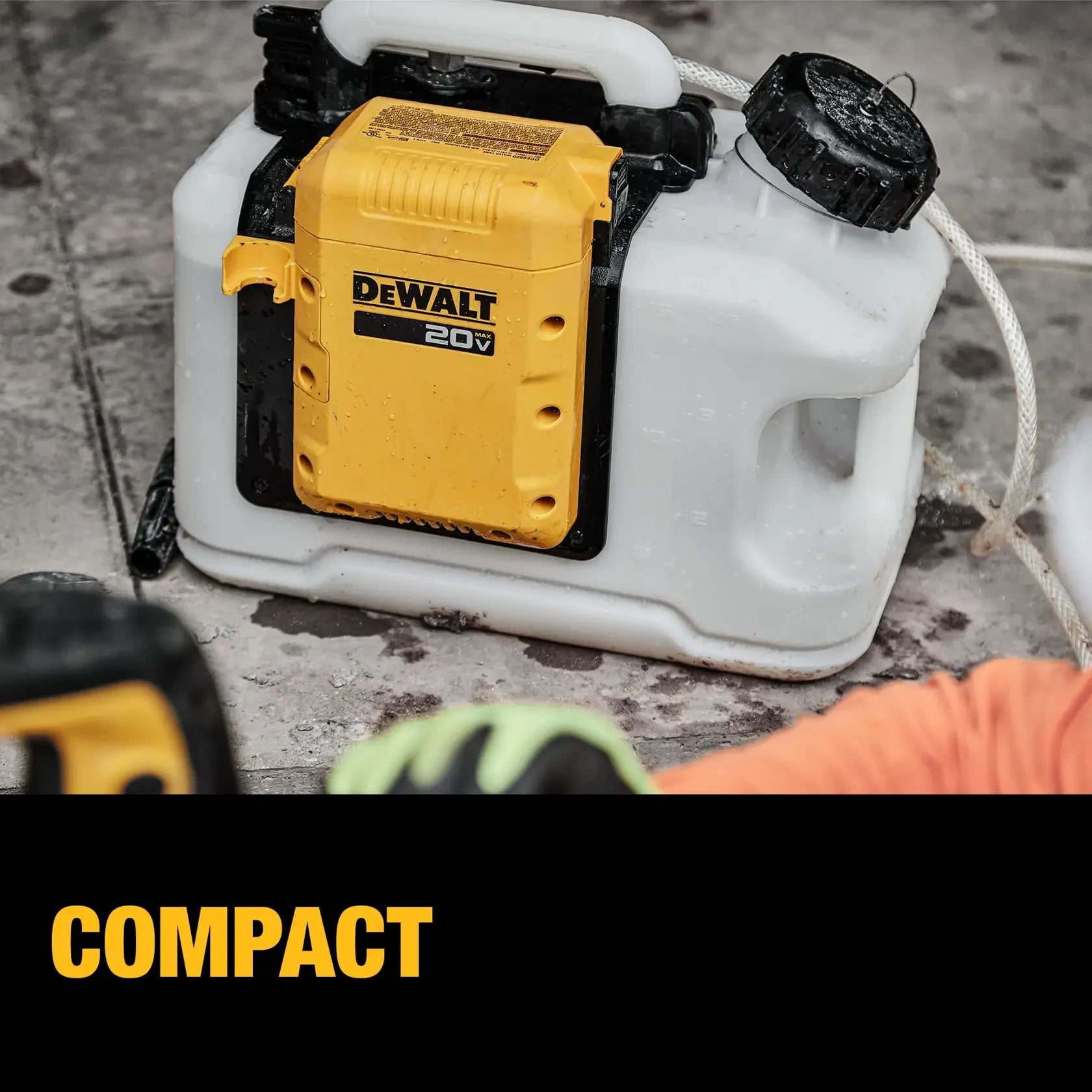 DeWalt DCE6820B 20V MAX POWERED Water Tank (Tool Only) - image 6