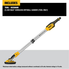 DeWalt DCE800B 20V MAX Cordless Drywall Sander (Tool Only) - image 4