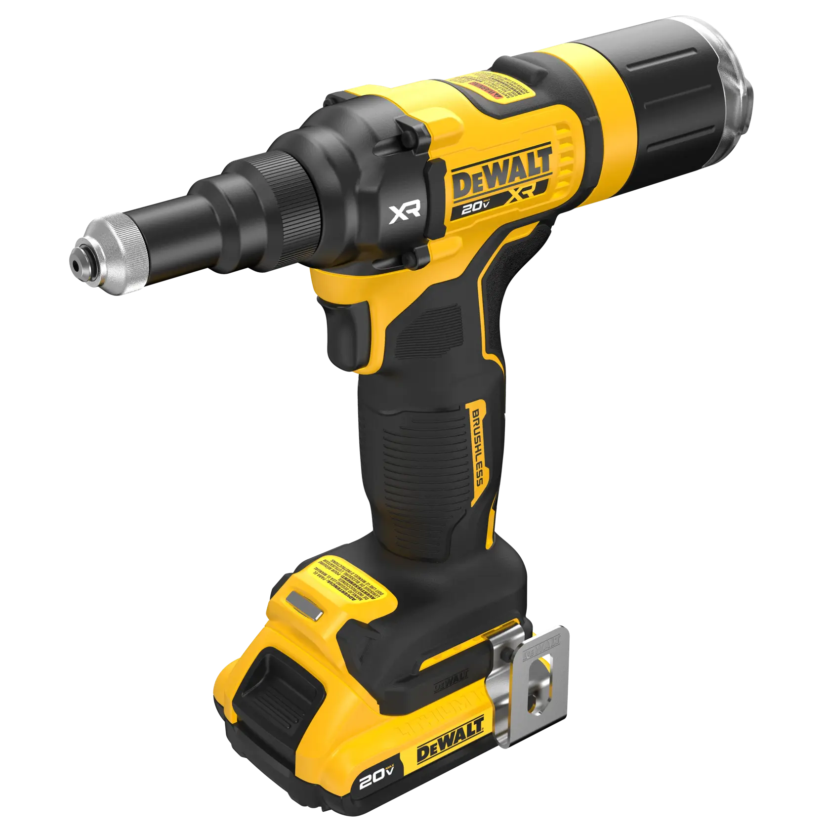 DeWalt DCF403D1 20V MAX XR 3/16 in. Brushless Rivet Tool Kit - image 2