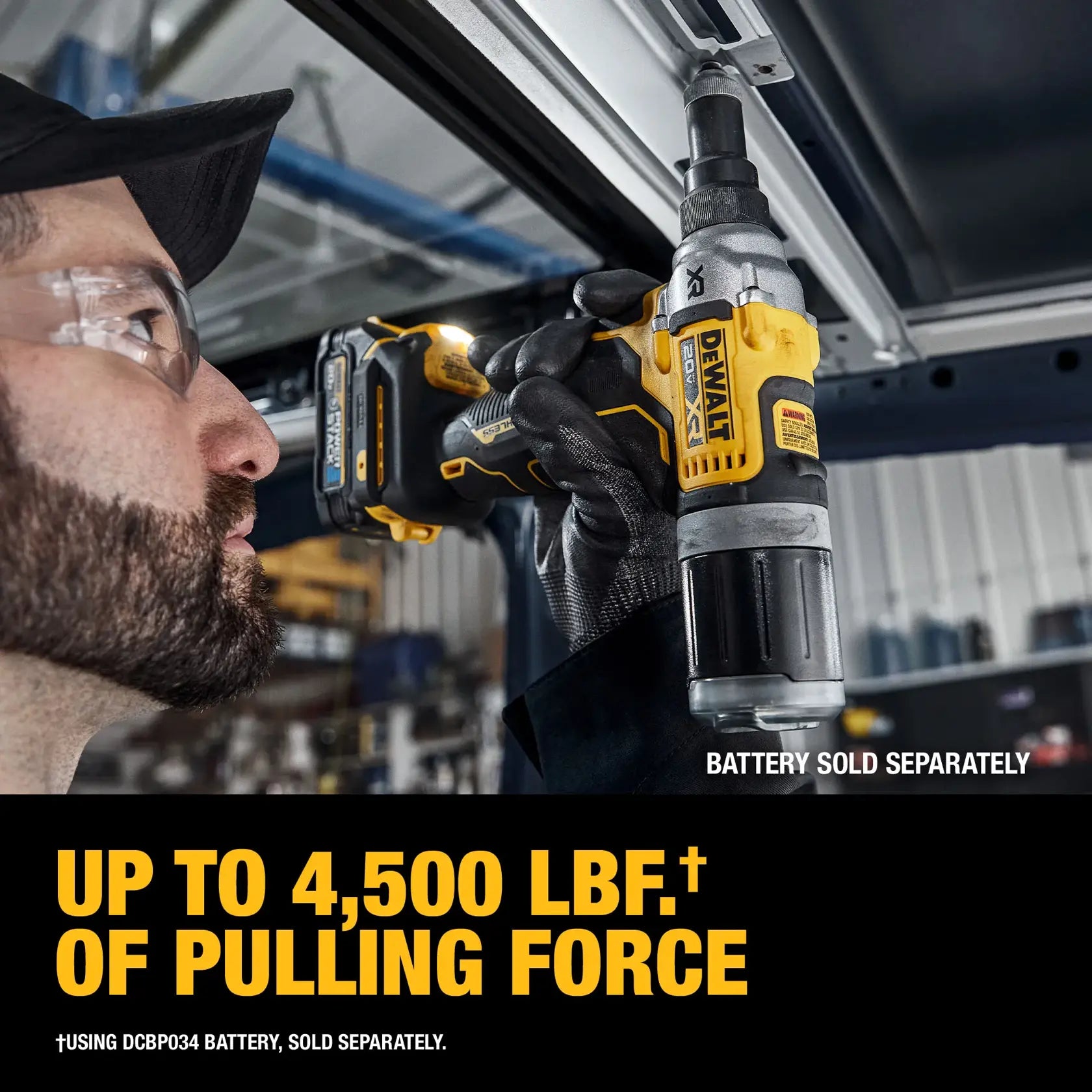DeWalt DCF414B 20V MAX XR 1/4 in. Brushless Rivet Tool (Tool Only) - image 5