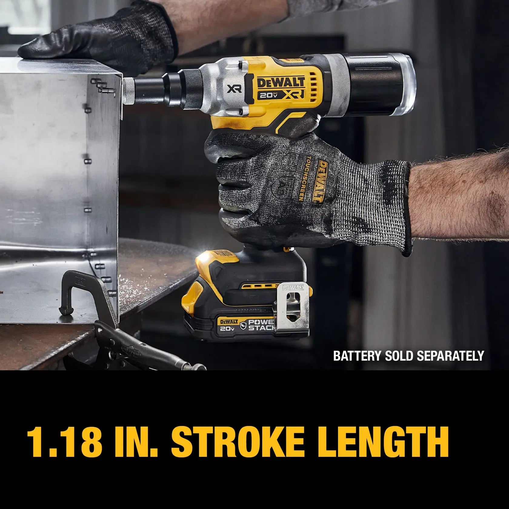DeWalt DCF414B 20V MAX XR 1/4 in. Brushless Rivet Tool (Tool Only) - image 6
