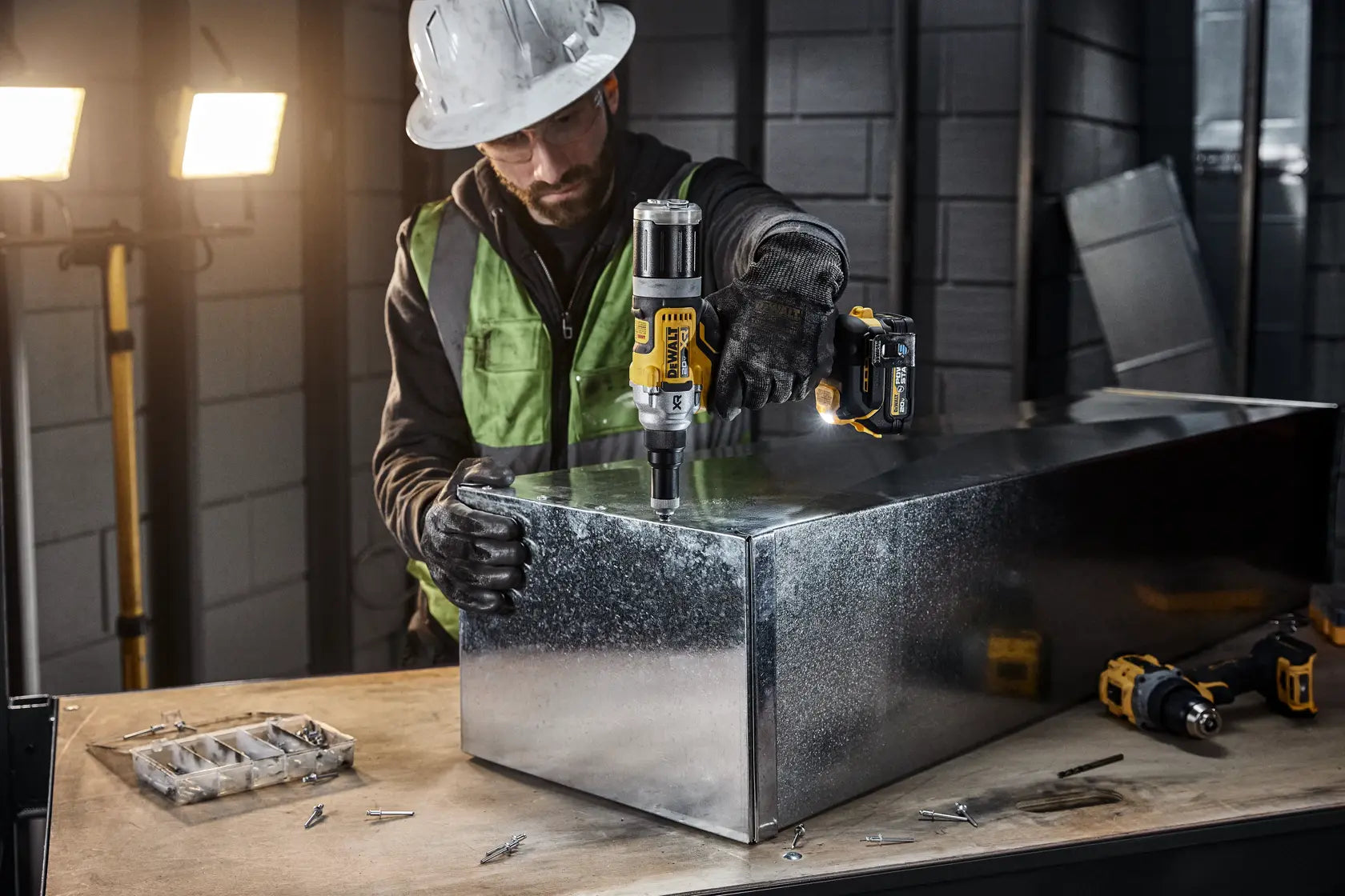 DeWalt DCF414GE2 20V MAX XR 1/4 in. Brushless Rivet Tool Kit - image 10