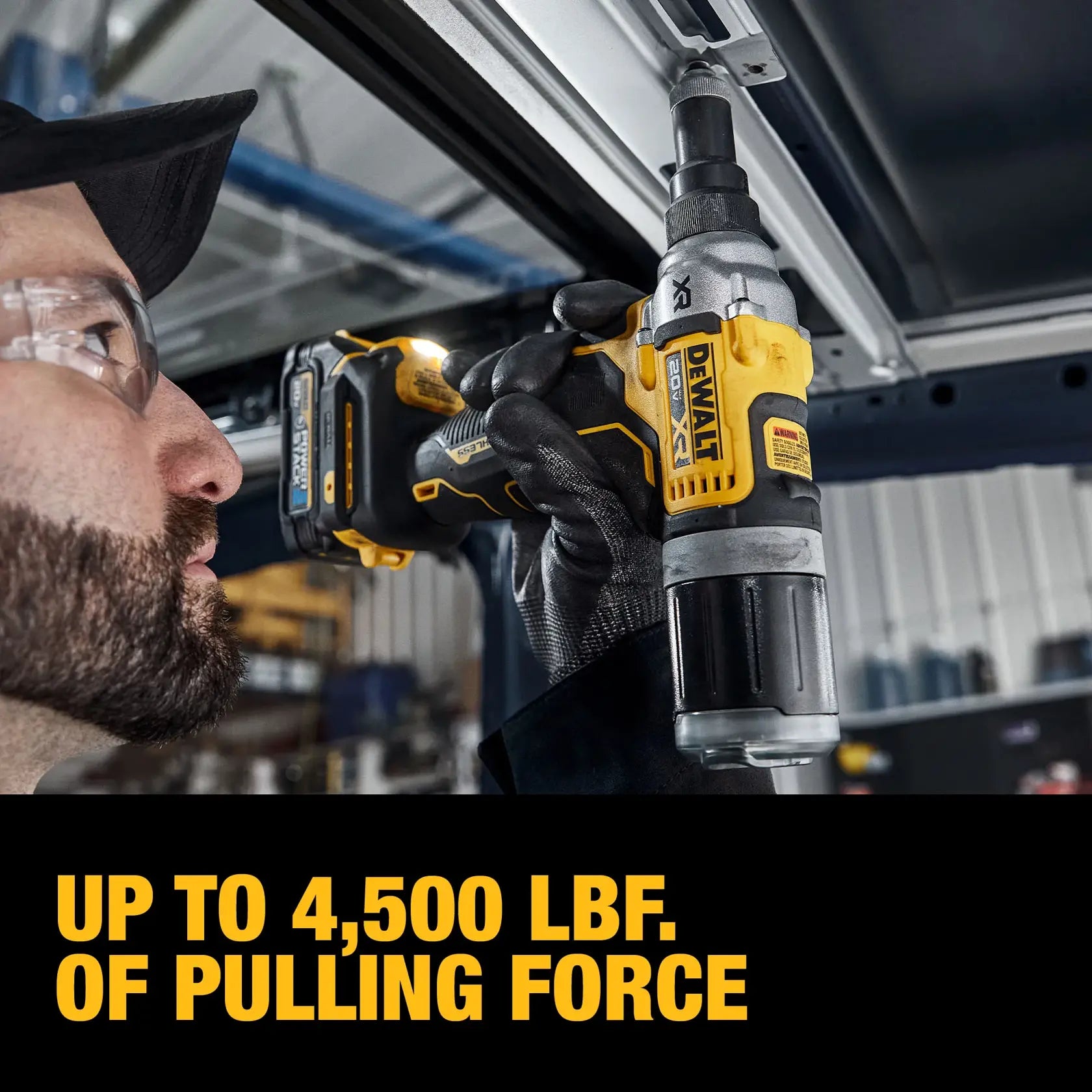 DeWalt DCF414GE2 20V MAX XR 1/4 in. Brushless Rivet Tool Kit - image 4