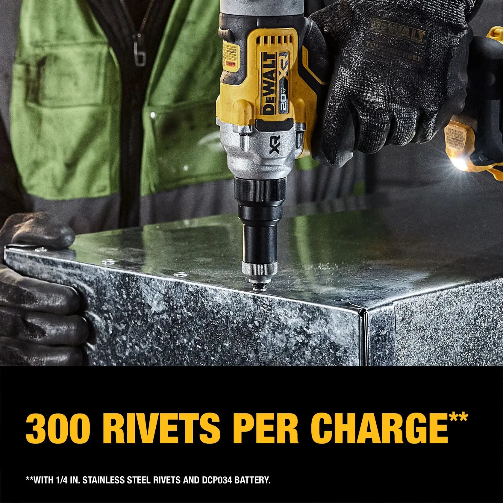 DeWalt DCF414GE2 20V MAX XR 1/4 in. Brushless Rivet Tool Kit - image 5