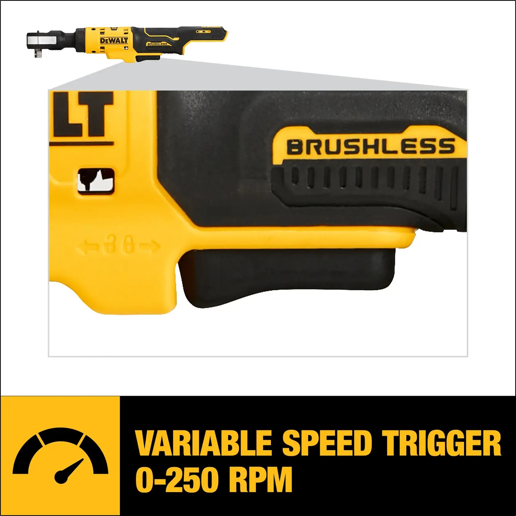 DeWalt DCF503B 12V MAX Brushless 3/8 in. Ratchet (Tool Only) - image 6