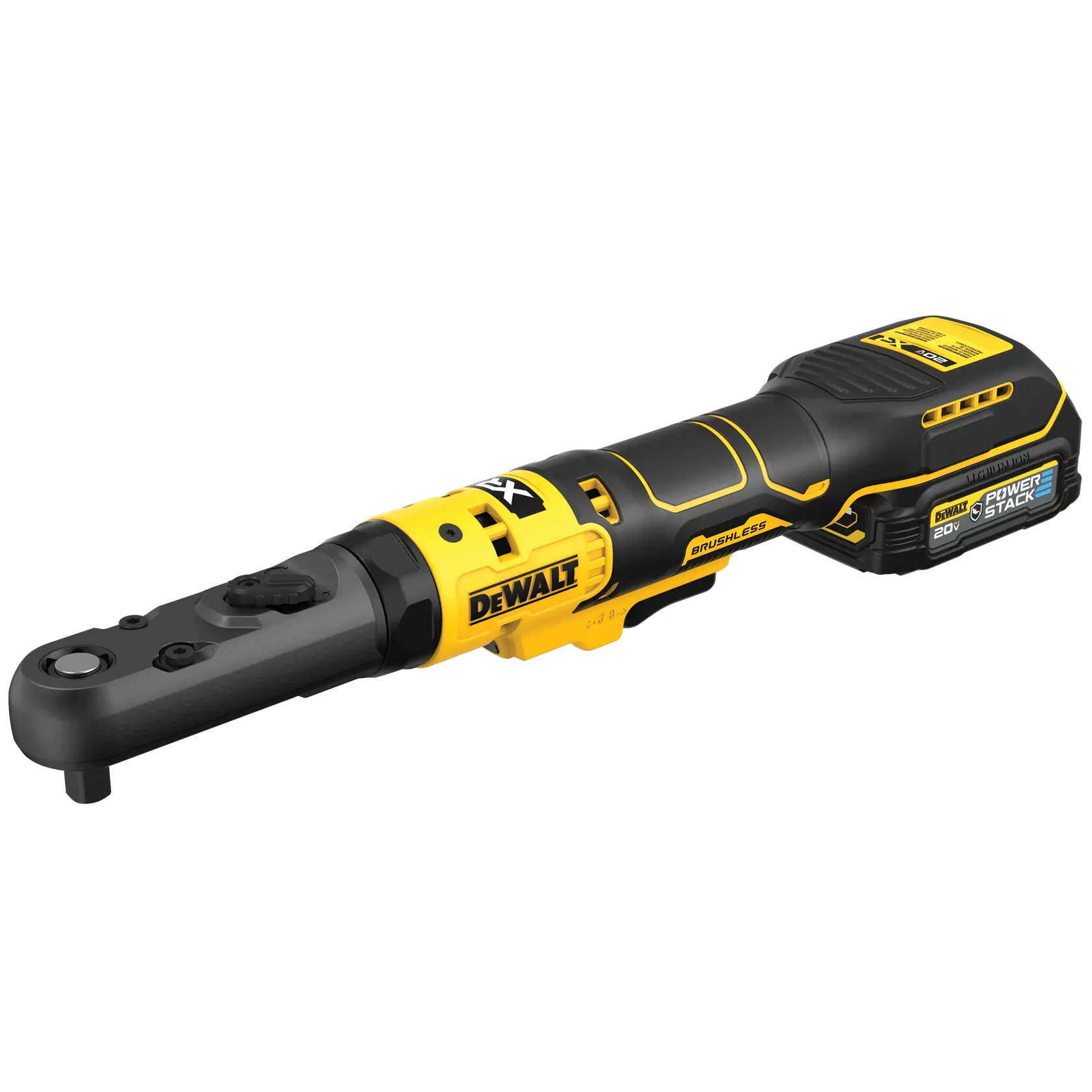 DeWalt DCF510GE1 20V MAX XR Brushless Cordless 3/8-in & 1/2-in Sealed Head Ratchet with (1) POWERSTACK Battery - image 3