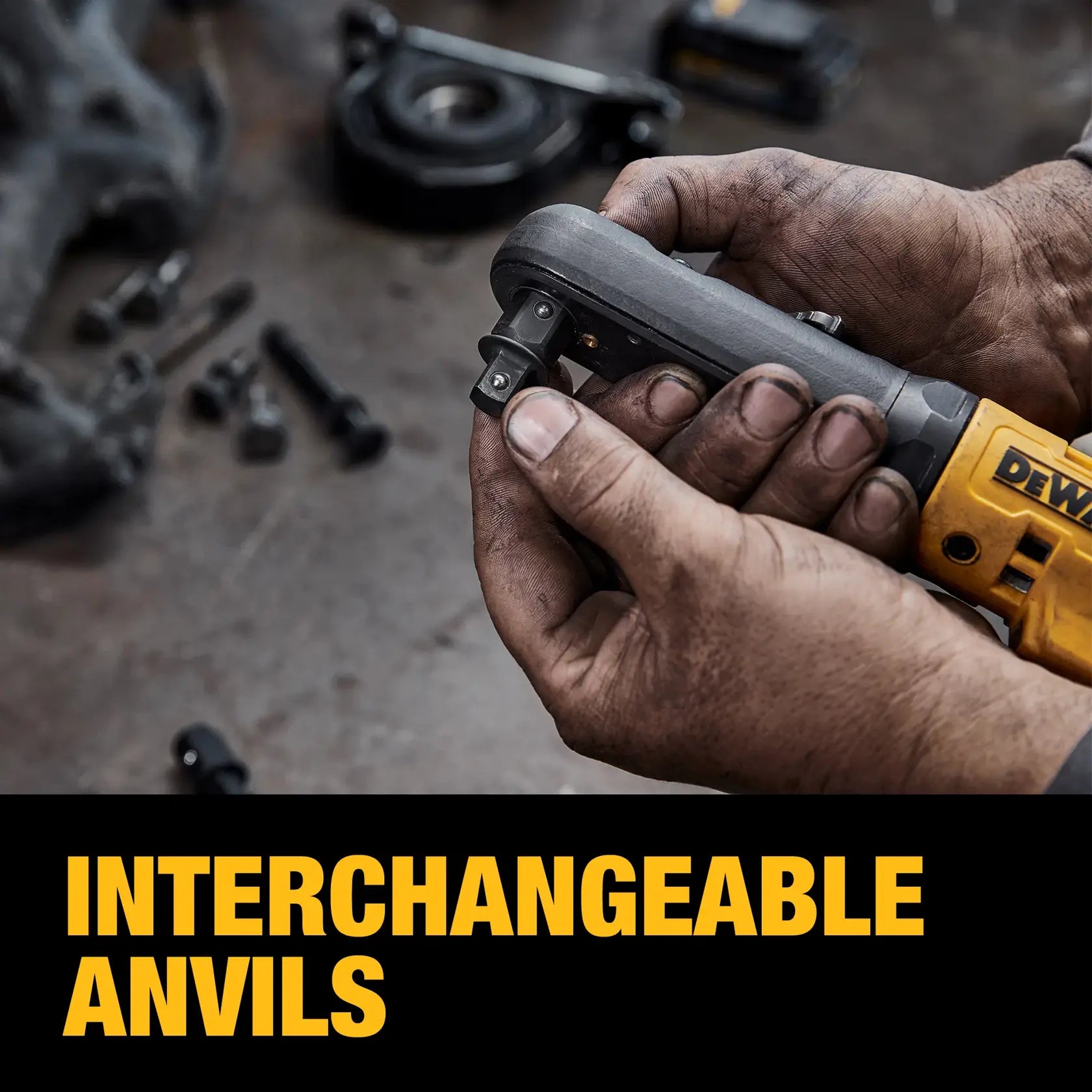DeWalt DCF510GE1 20V MAX XR Brushless Cordless 3/8-in & 1/2-in Sealed Head Ratchet with (1) POWERSTACK Battery - image 5