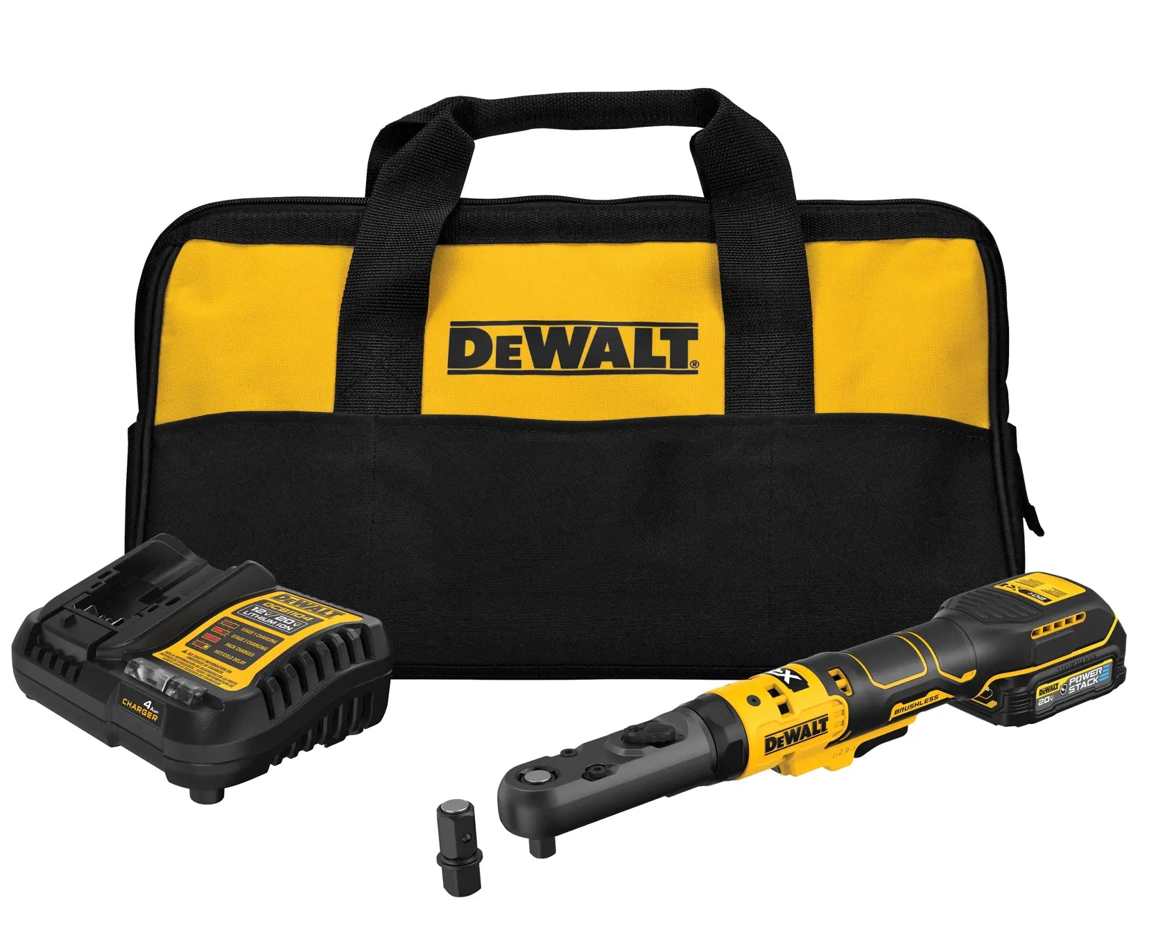 DeWalt DCF510GE1 20V MAX XR Brushless Cordless 3/8-in & 1/2-in Sealed Head Ratchet with (1) POWERSTACK Battery - image 1