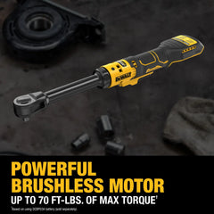 DeWalt DCF513EB 20V MAX ATOMIC Brushless Cordless 3/8-in Extended Reach Ratchet (Tool Only) - image 4