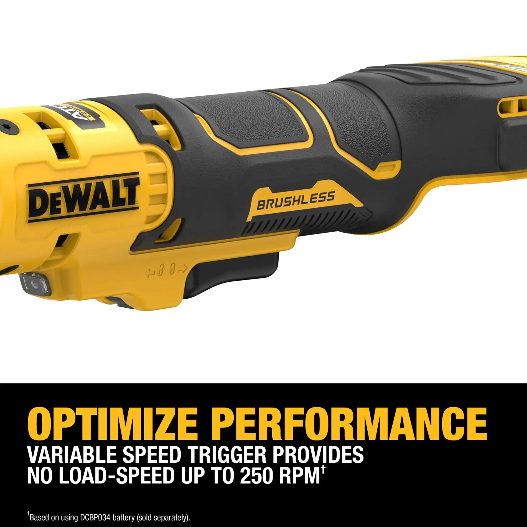 DeWalt DCF513EB 20V MAX ATOMIC Brushless Cordless 3/8-in Extended Reach Ratchet (Tool Only) - image 5