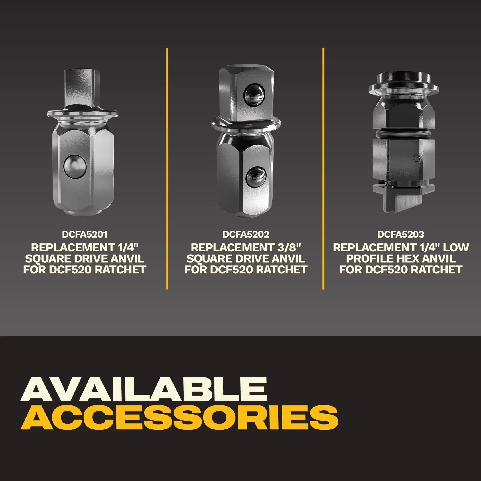 DeWalt DCF520B 20V MAX XR Brushless Cordless 1/4-in & 3/8-in Sealed Head Ratchet (Tool Only) - image 6