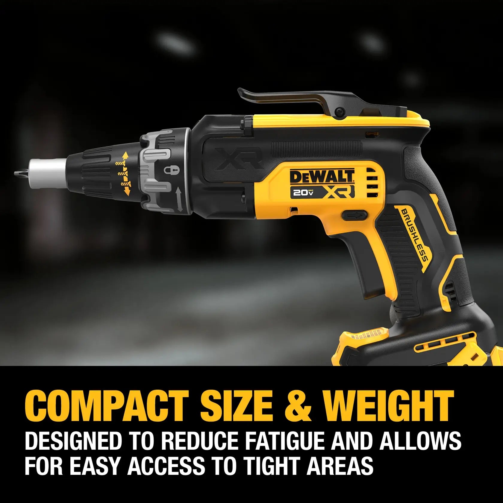 DeWalt DCF630B 20V MAX XR Brushless Drywall Screwgun (Tool Only) - image 5