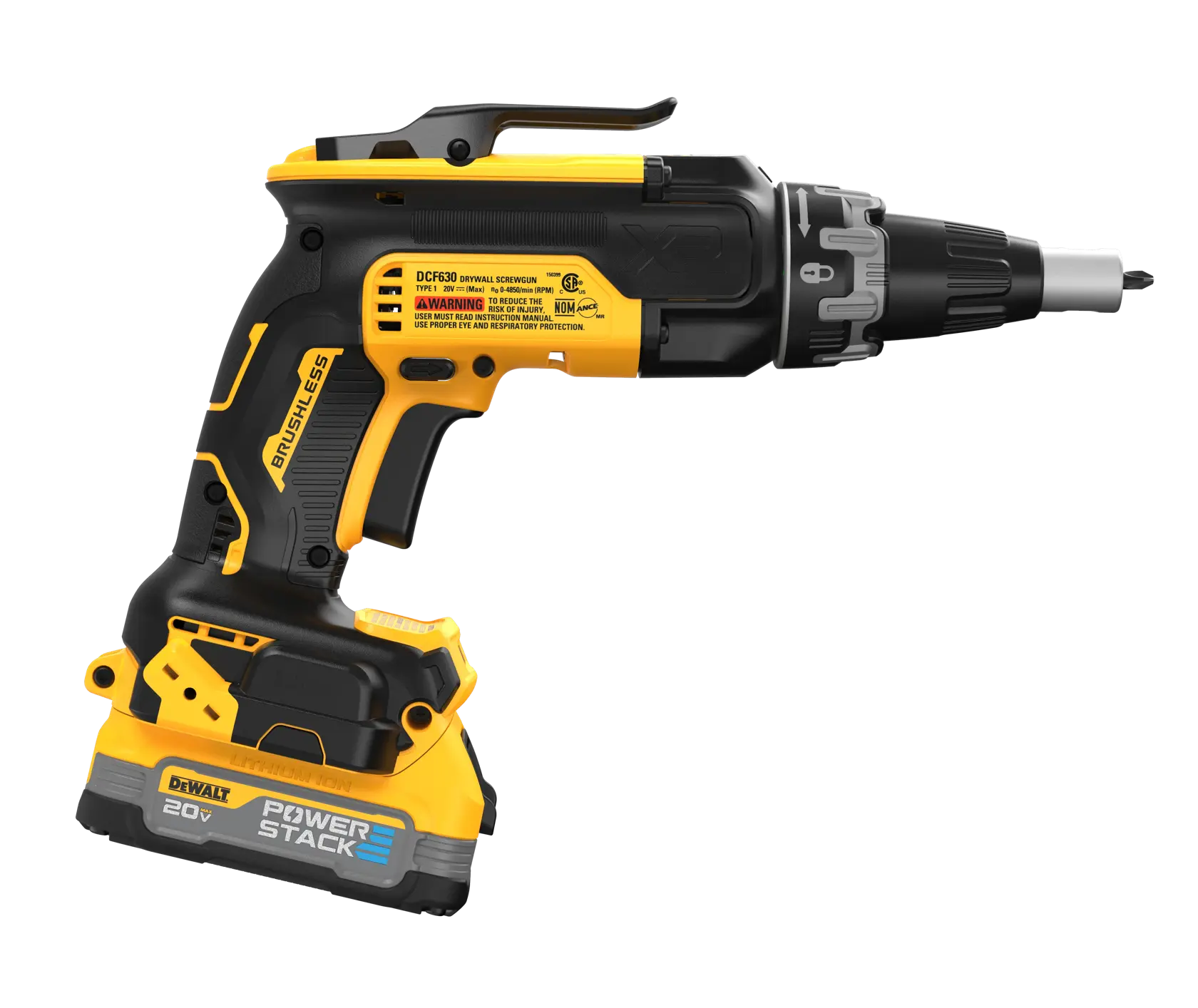 DeWalt DCF630E1 20V MAX Cordless Brushless Screw Gun Kit with 1.7Ah Battery and Charger - image 4