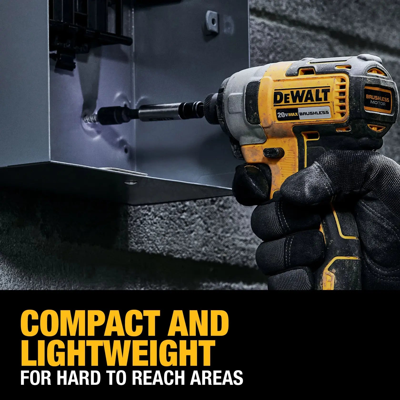 DeWalt DCF787D1 20V MAX 1/4 in. Brushless Cordless Impact Driver Kit - image 10
