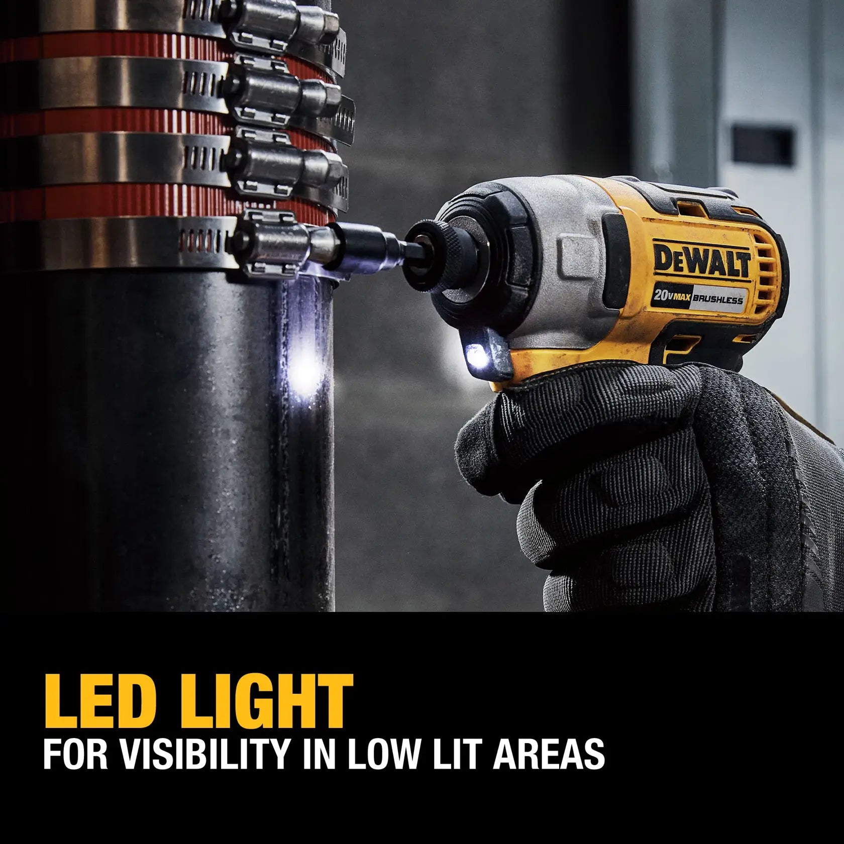 DeWalt DCF787D1 20V MAX 1/4 in. Brushless Cordless Impact Driver Kit - image 11