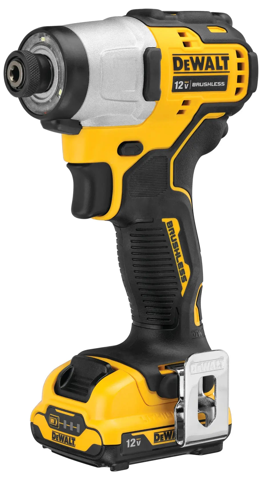 DeWalt DCF801F2 12V MAX Brushless Cordless 1/4-in Impact Driver Kit - image 2