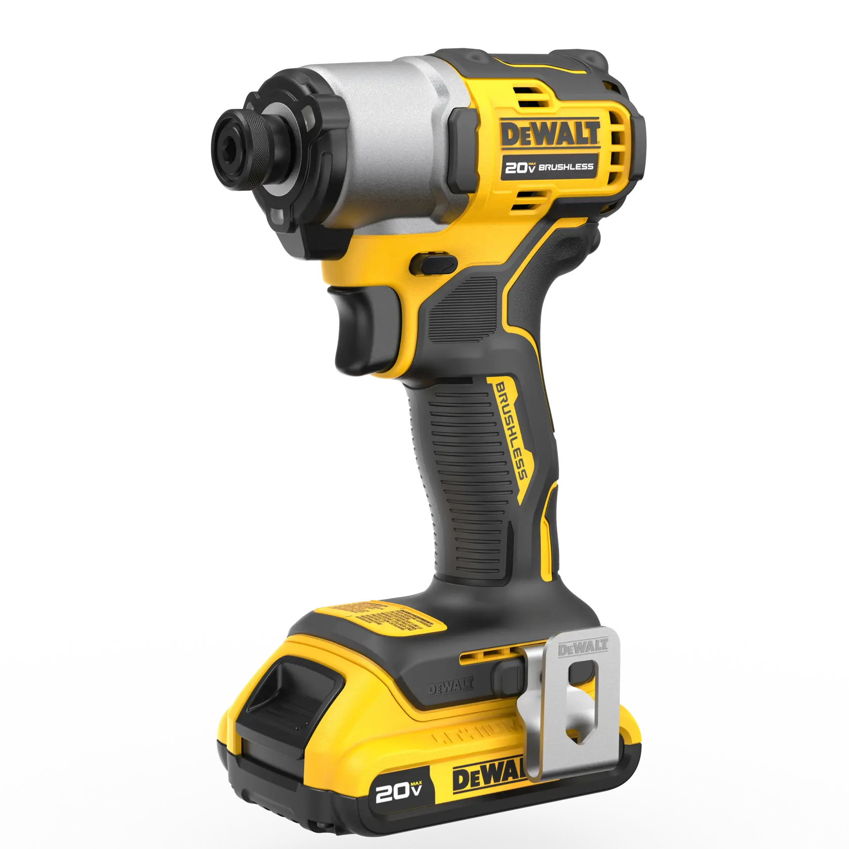 DeWalt DCF840D1 20V MAX 1/4 in. Brushless Cordless Impact Driver Kit - image 3