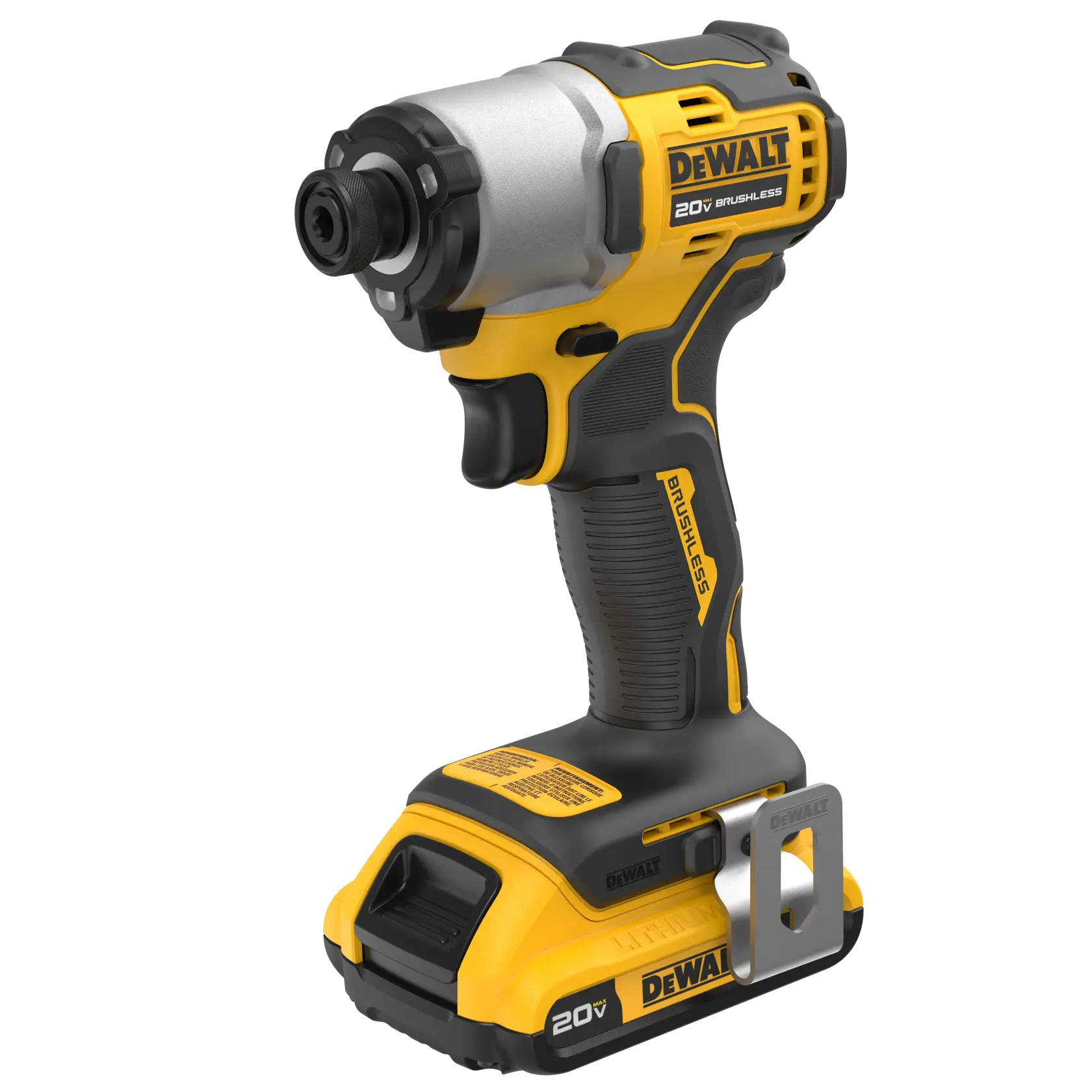 DeWalt DCF840D1 20V MAX 1/4 in. Brushless Cordless Impact Driver Kit - image 5