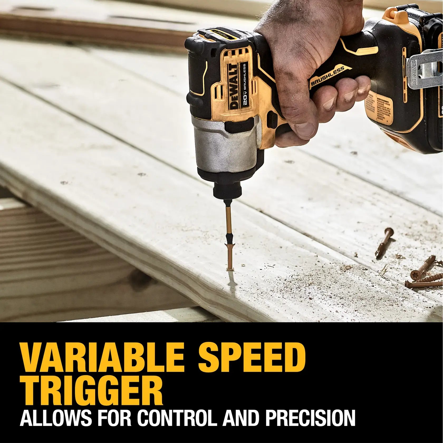 DeWalt DCF840D1 20V MAX 1/4 in. Brushless Cordless Impact Driver Kit - image 10