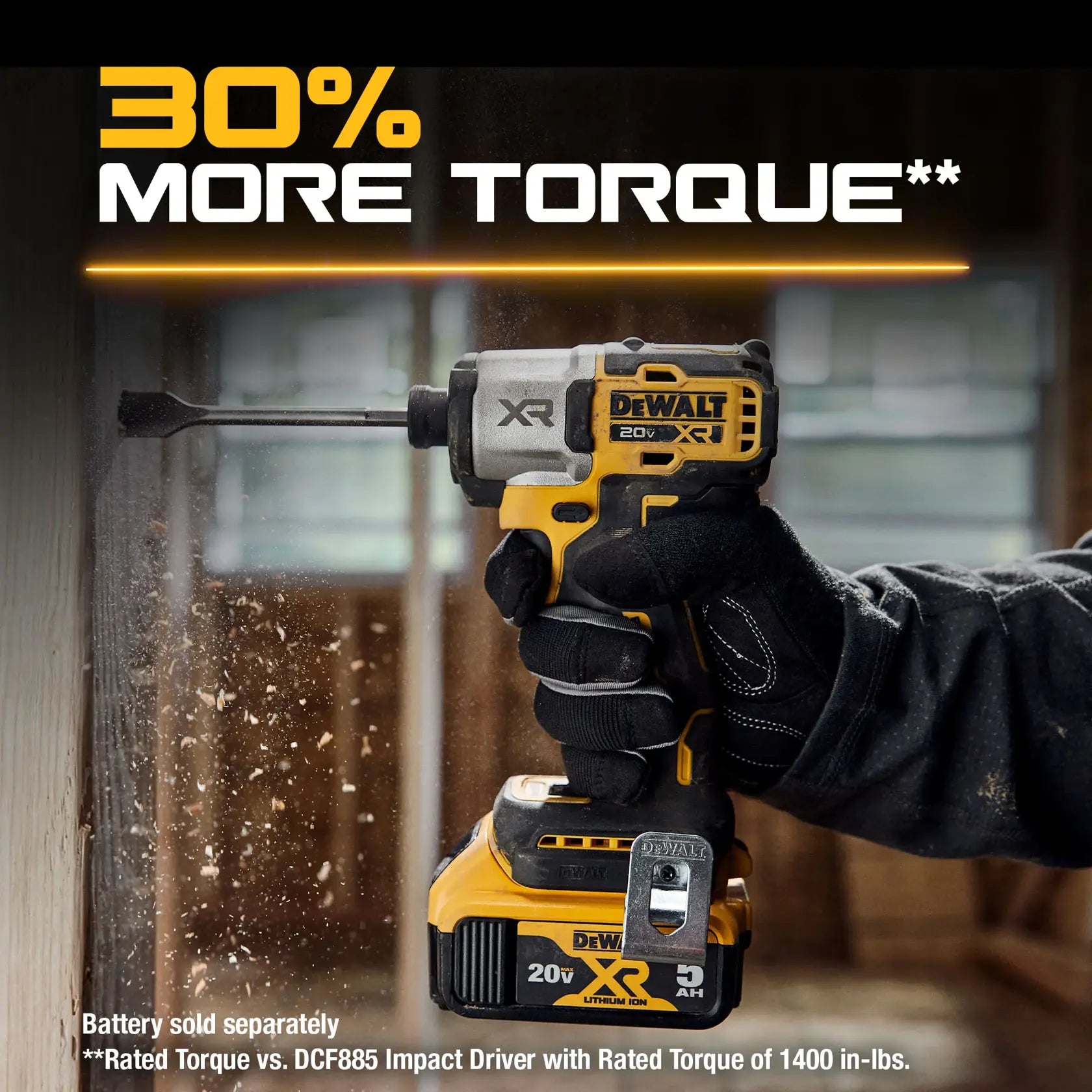 DeWalt DCF845B 20V MAX XR 3-Speed Impact 1/4-in Driver (Tool Only) - image 5