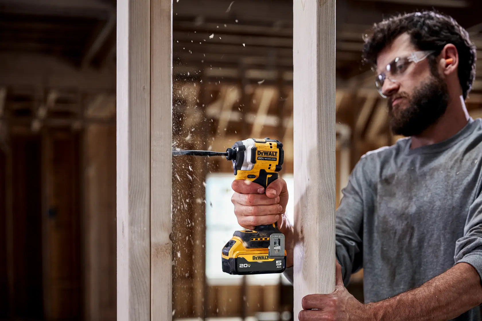 DeWalt DCF850P1 20V MAX ATOMIC Brushless Cordless 3-Speed 1/4-in Impact Driver Kit - image 10