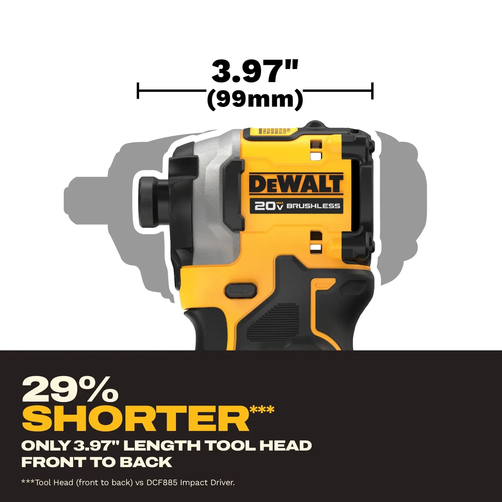 DeWalt DCF850P1 20V MAX ATOMIC Brushless Cordless 3-Speed 1/4-in Impact Driver Kit - image 7