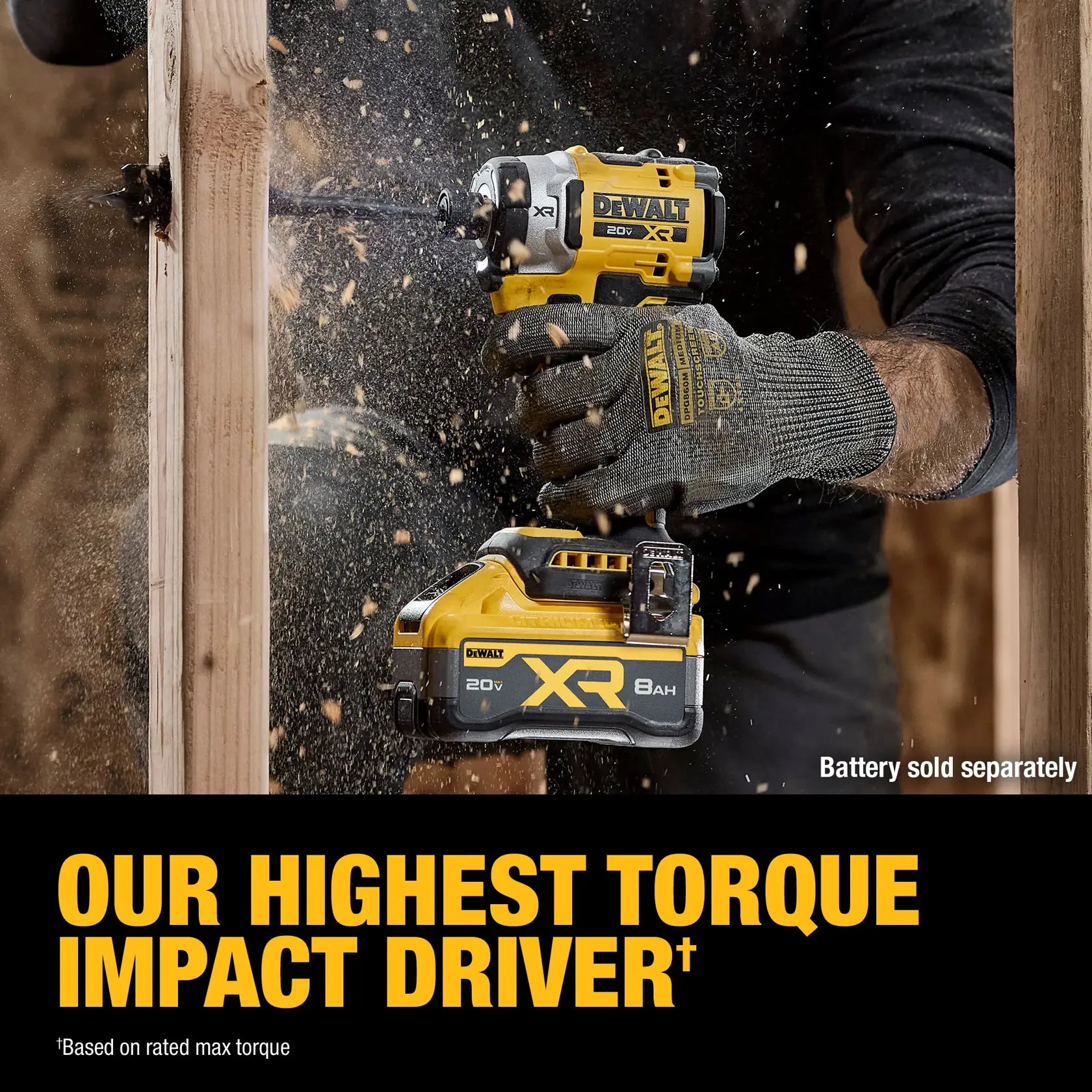 DeWalt DCF860B 20V MAX XR 1/4-in 3-Speed Brushless High Torque Impact Driver (Tool Only) - image 5